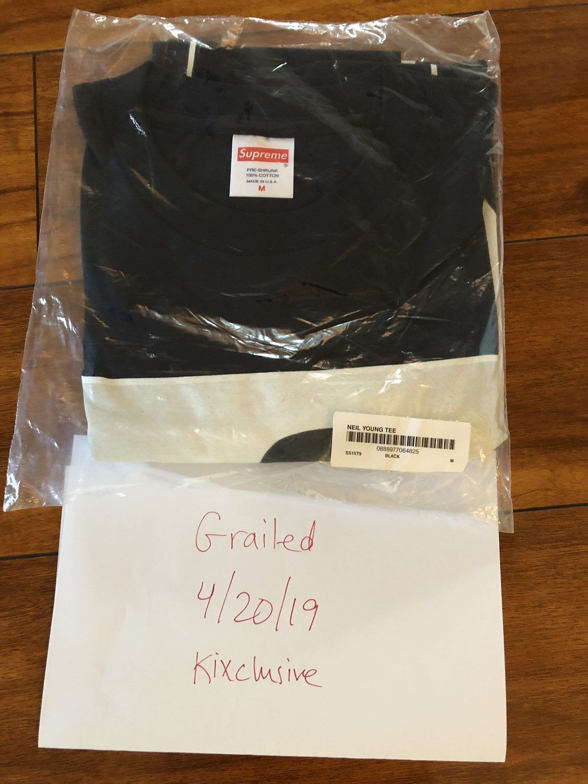 Supreme New Supreme Neil Young Tee Black Size US M / EU 48-50 / 2 - 3 Thumbnail