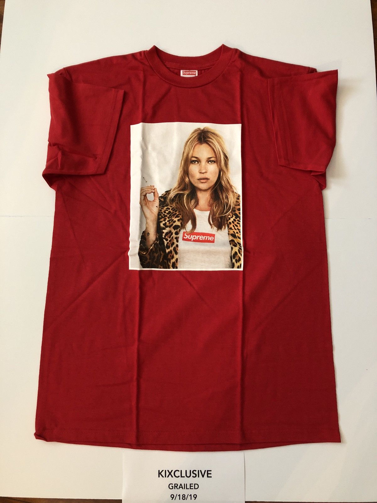 Supreme Kate Moss Red Tee Size US L / EU 52-54 / 3 - 1 Thumbnail