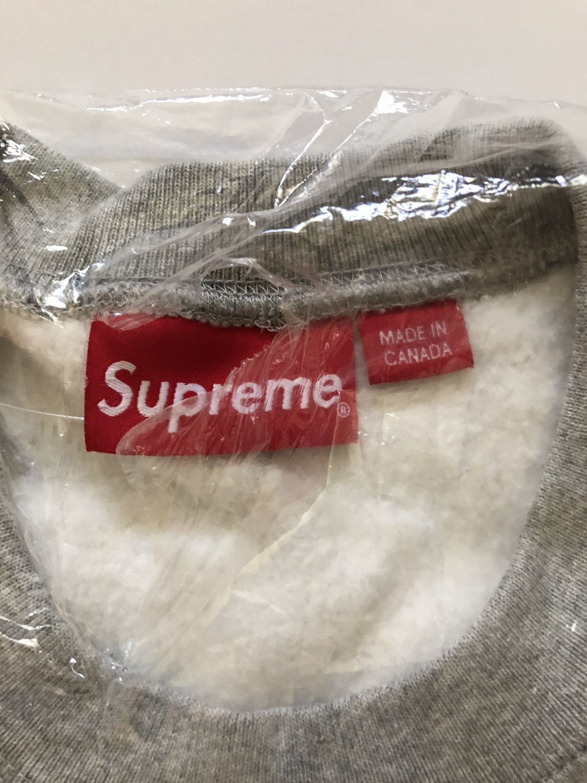Supreme Supreme Crewneck Box LOGO FW15 Gray Small Size US S / EU 44-46 / 1 - 5 Thumbnail
