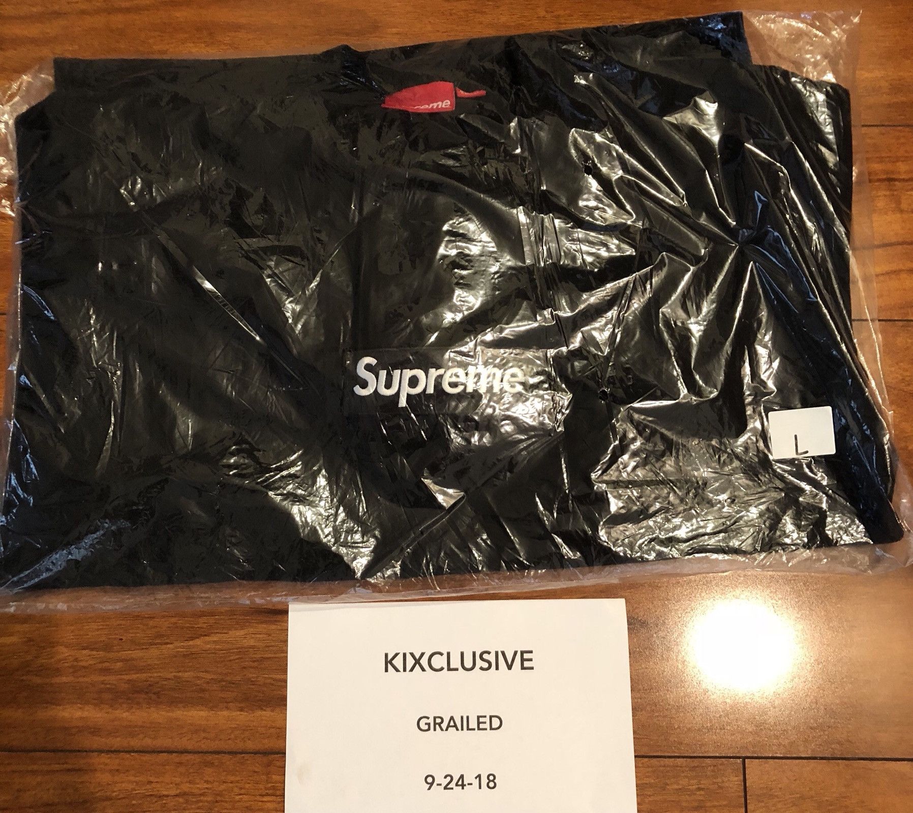 Supreme Box Logo Bogo Crewneck Black Size US L / EU 52-54 / 3 - 2 Thumbnail