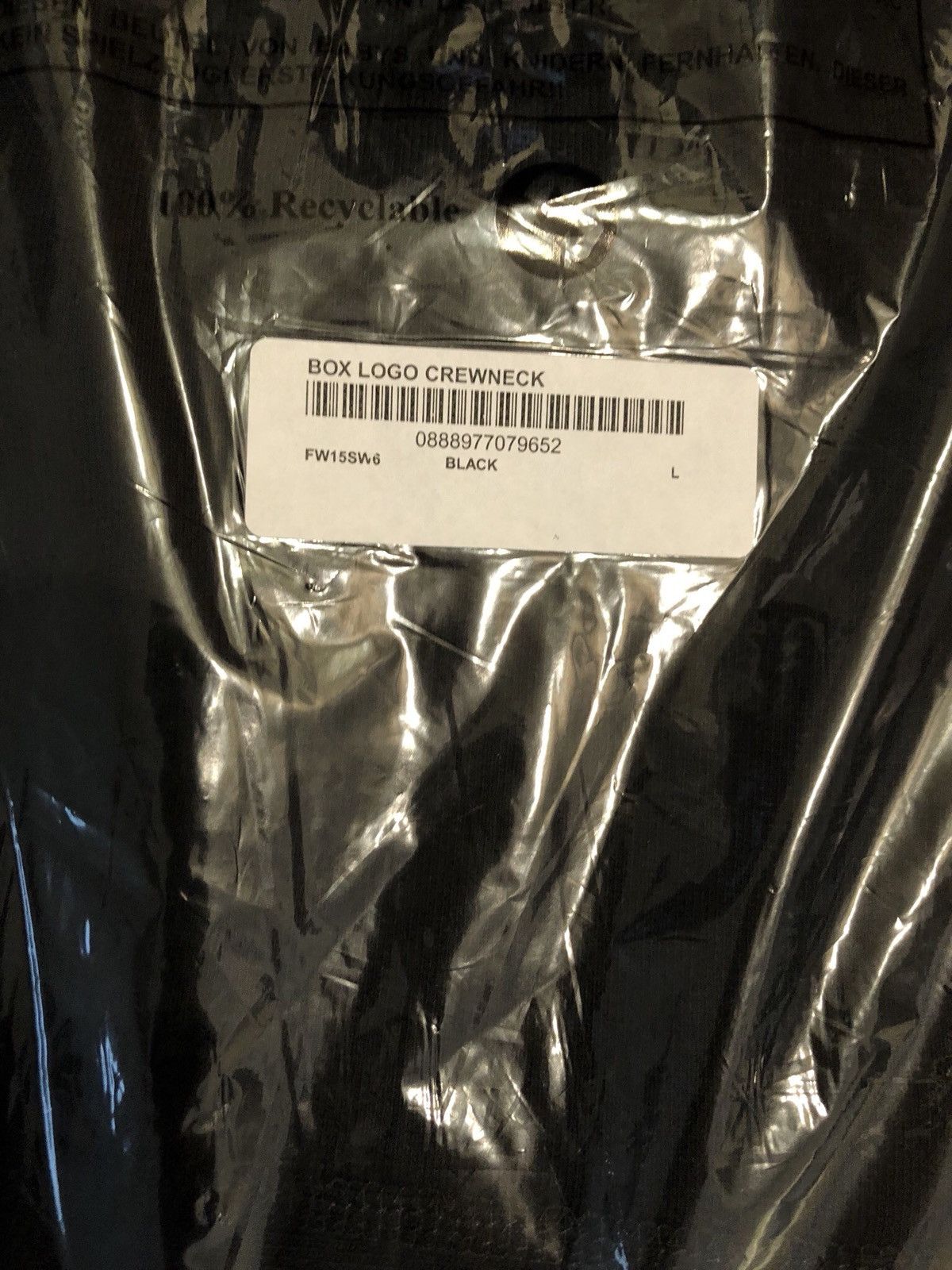 Supreme Box Logo Bogo Crewneck Black Size US L / EU 52-54 / 3 - 9 Thumbnail