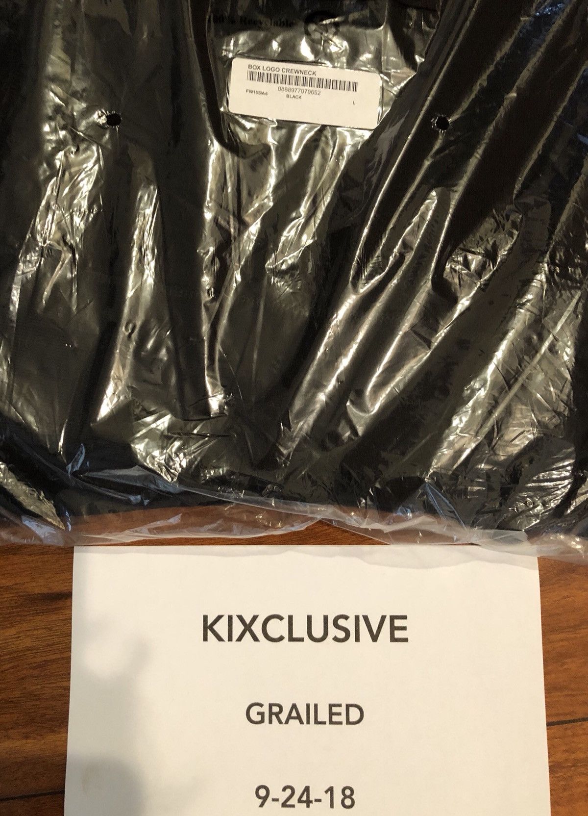 Supreme Box Logo Bogo Crewneck Black Size US L / EU 52-54 / 3 - 8 Thumbnail