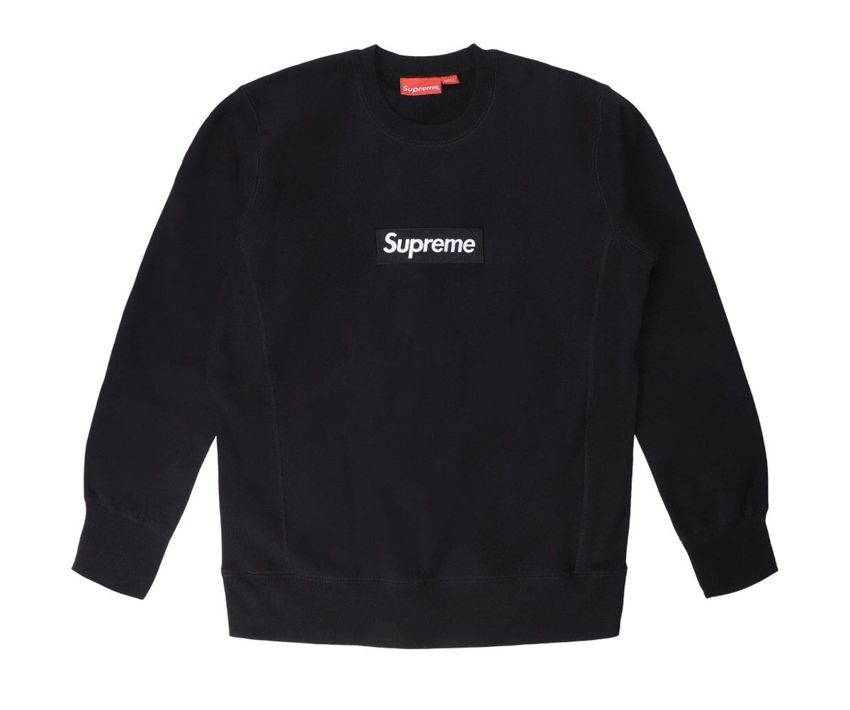 Supreme Box Logo Bogo Crewneck Black Size US L / EU 52-54 / 3 - 1 Thumbnail