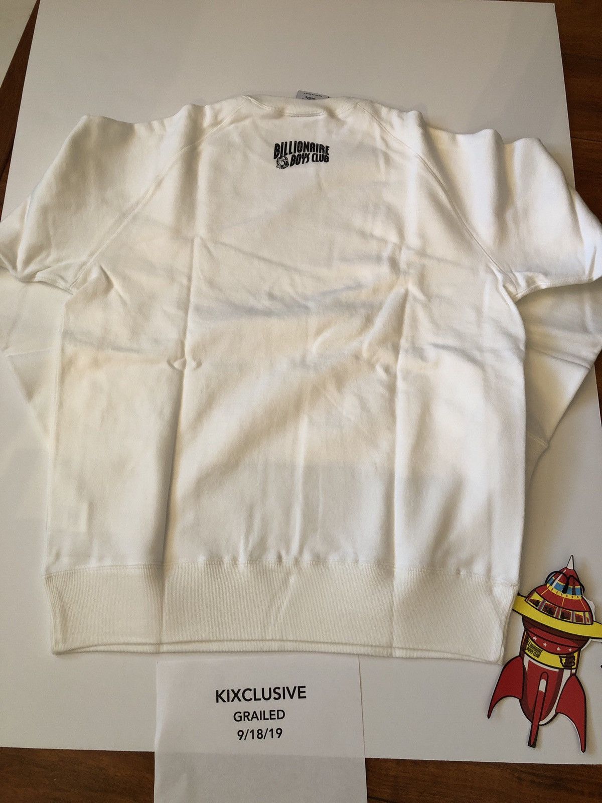 Billionaire Boys Club BBC Ice Cream Rockin Jelly Bean Crewneck White NEW Size US L / EU 52-54 / 3 - 3 Thumbnail