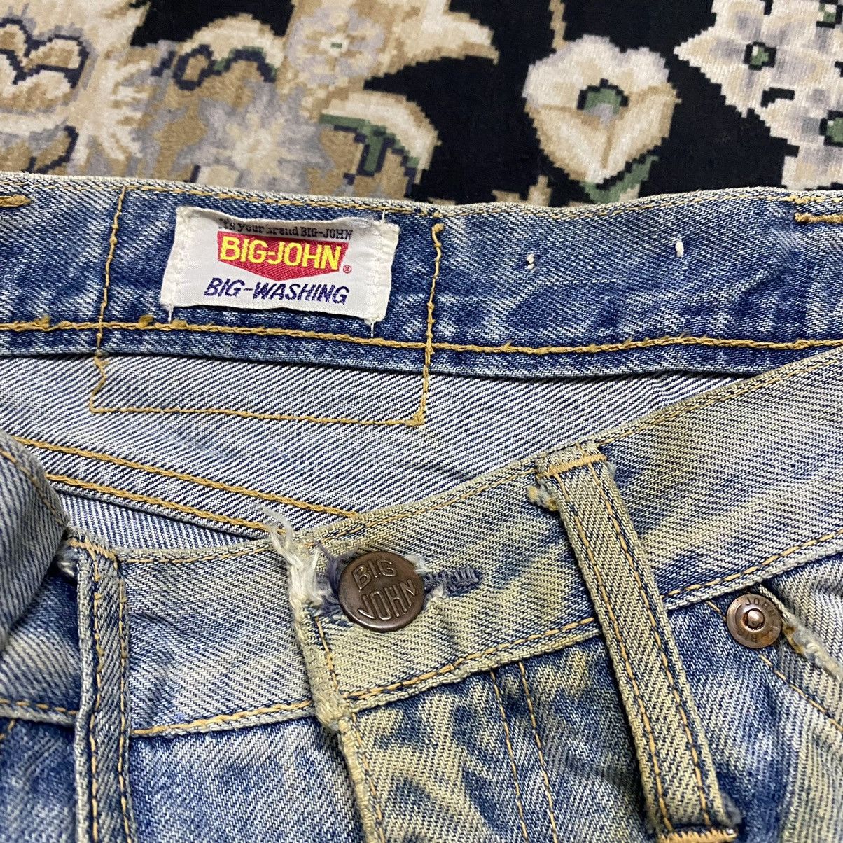 Big John Vintage 80s Big John Distressed Rusty Bell Bottom Jeans Size US 30 / EU 46 - 17 Thumbnail