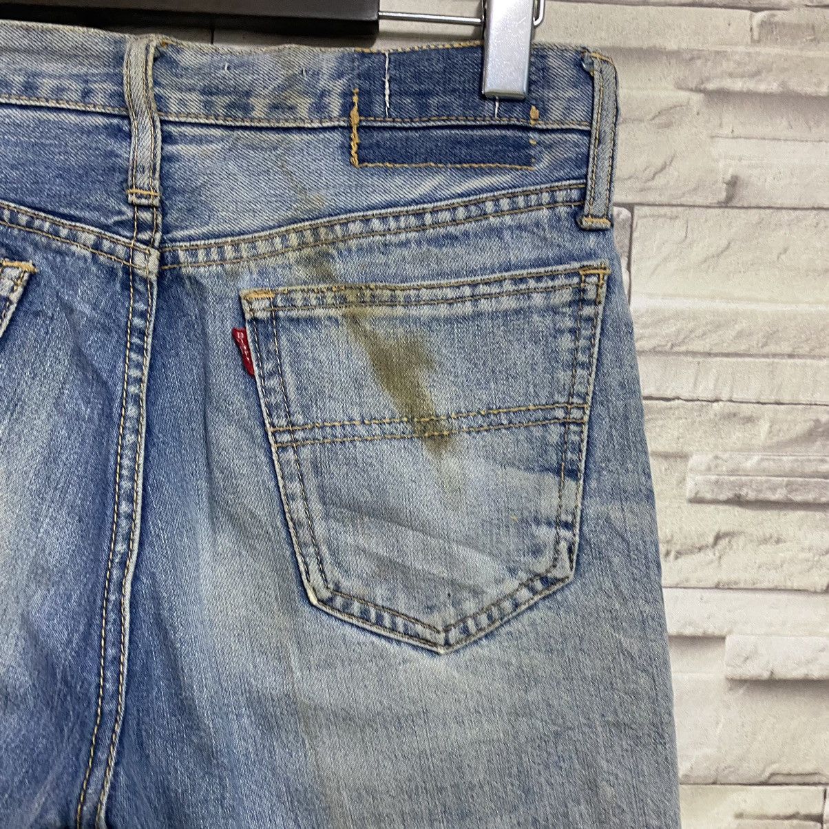 Big John Vintage 80s Big John Distressed Rusty Bell Bottom Jeans Size US 30 / EU 46 - 12 Thumbnail
