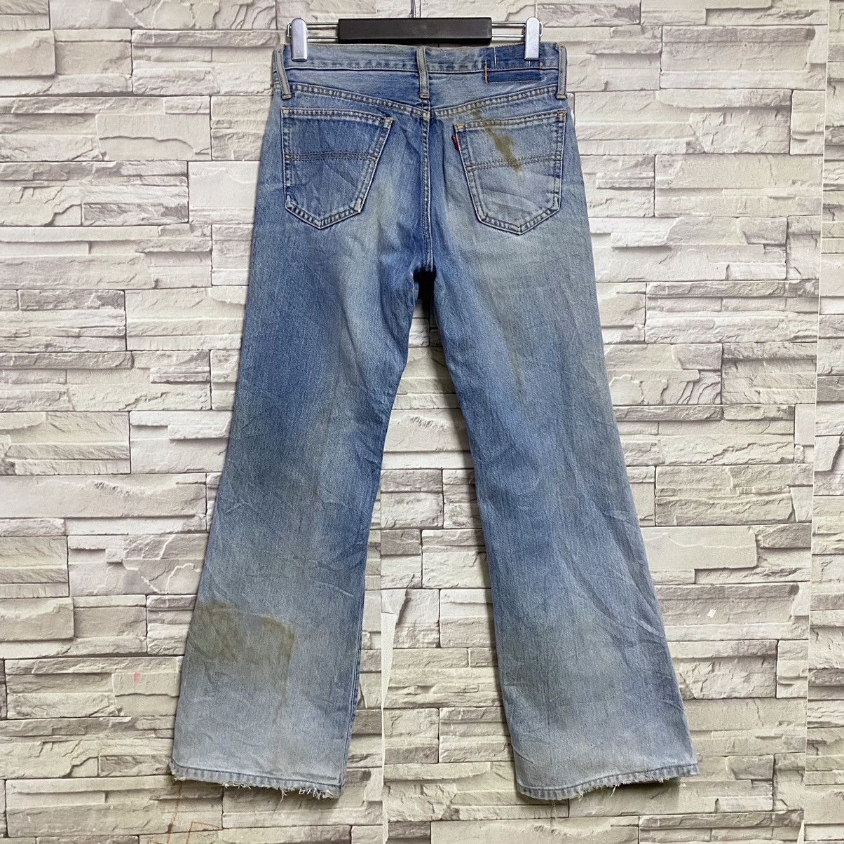 Big John Vintage 80s Big John Distressed Rusty Bell Bottom Jeans Size US 30 / EU 46 - 10 Thumbnail