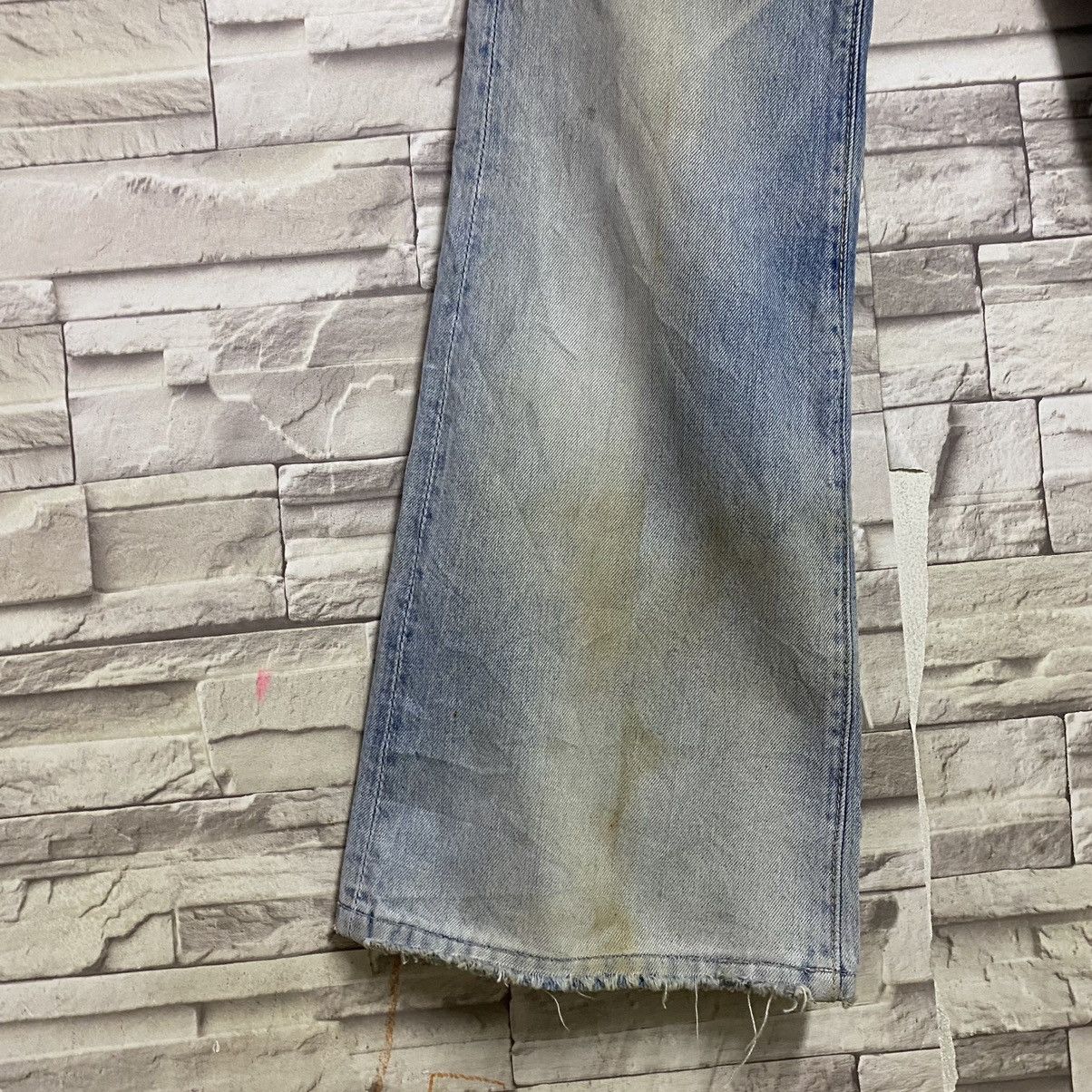 Big John Vintage 80s Big John Distressed Rusty Bell Bottom Jeans Size US 30 / EU 46 - 9 Thumbnail