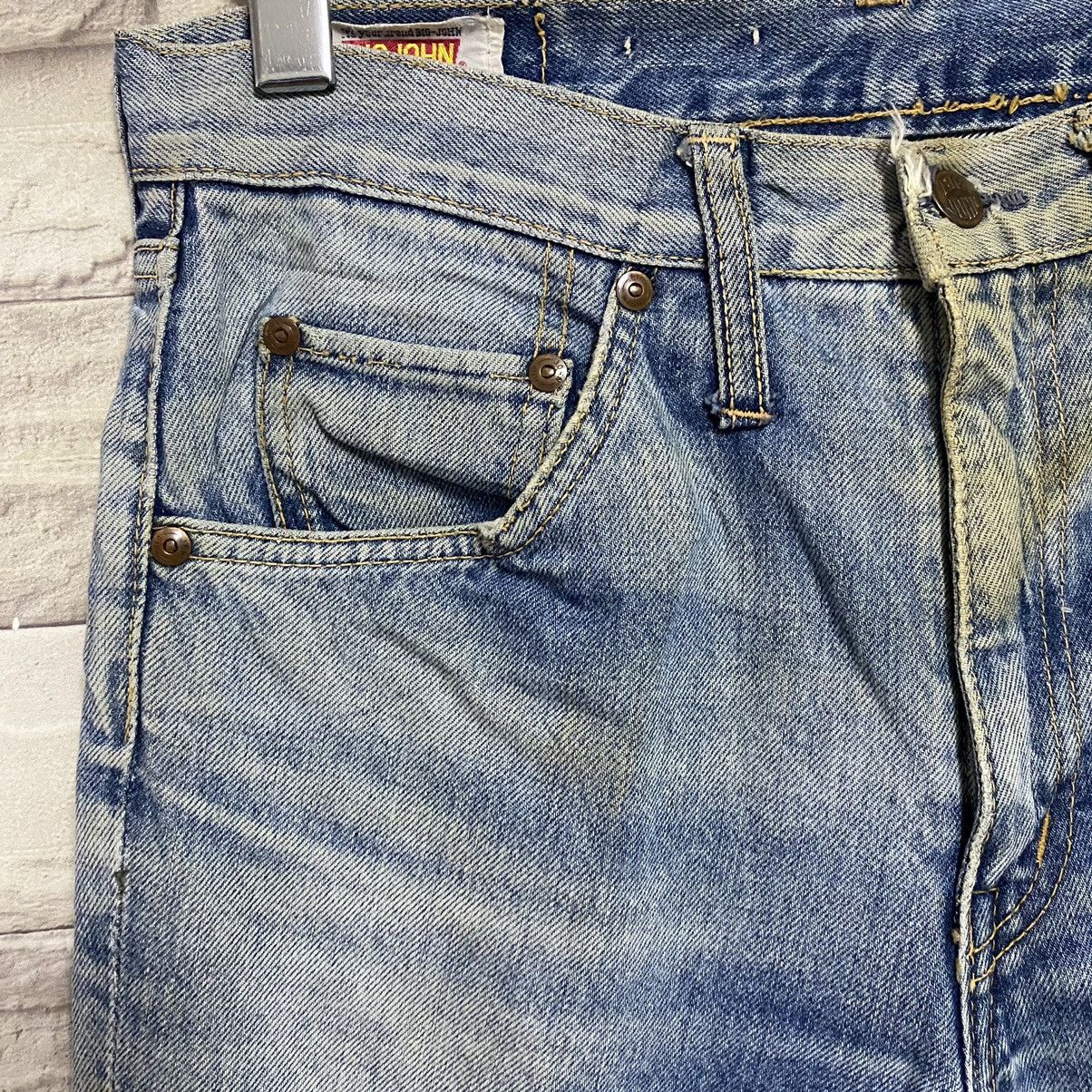 Big John Vintage 80s Big John Distressed Rusty Bell Bottom Jeans Size US 30 / EU 46 - 5 Thumbnail