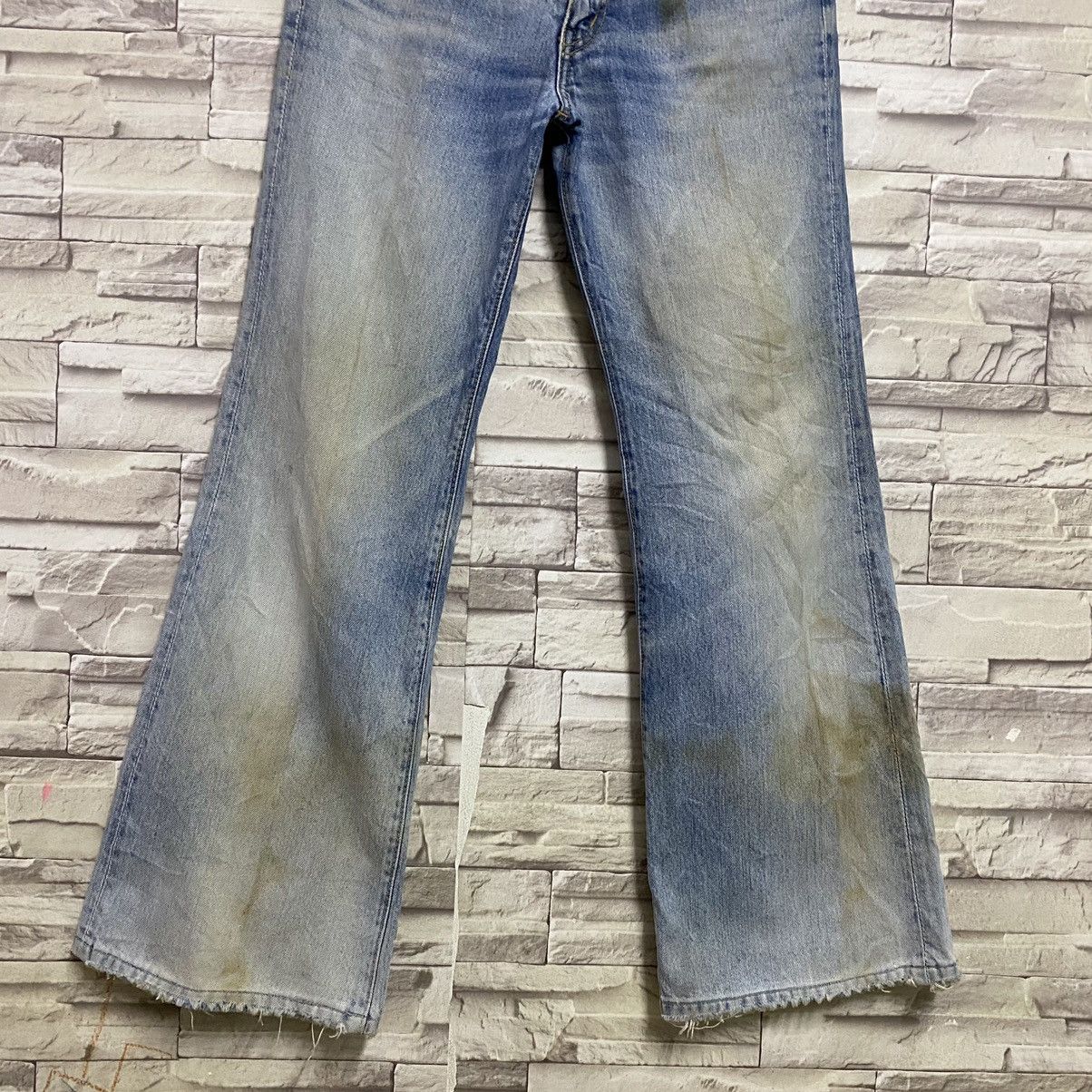 Big John Vintage 80s Big John Distressed Rusty Bell Bottom Jeans Size US 30 / EU 46 - 7 Thumbnail