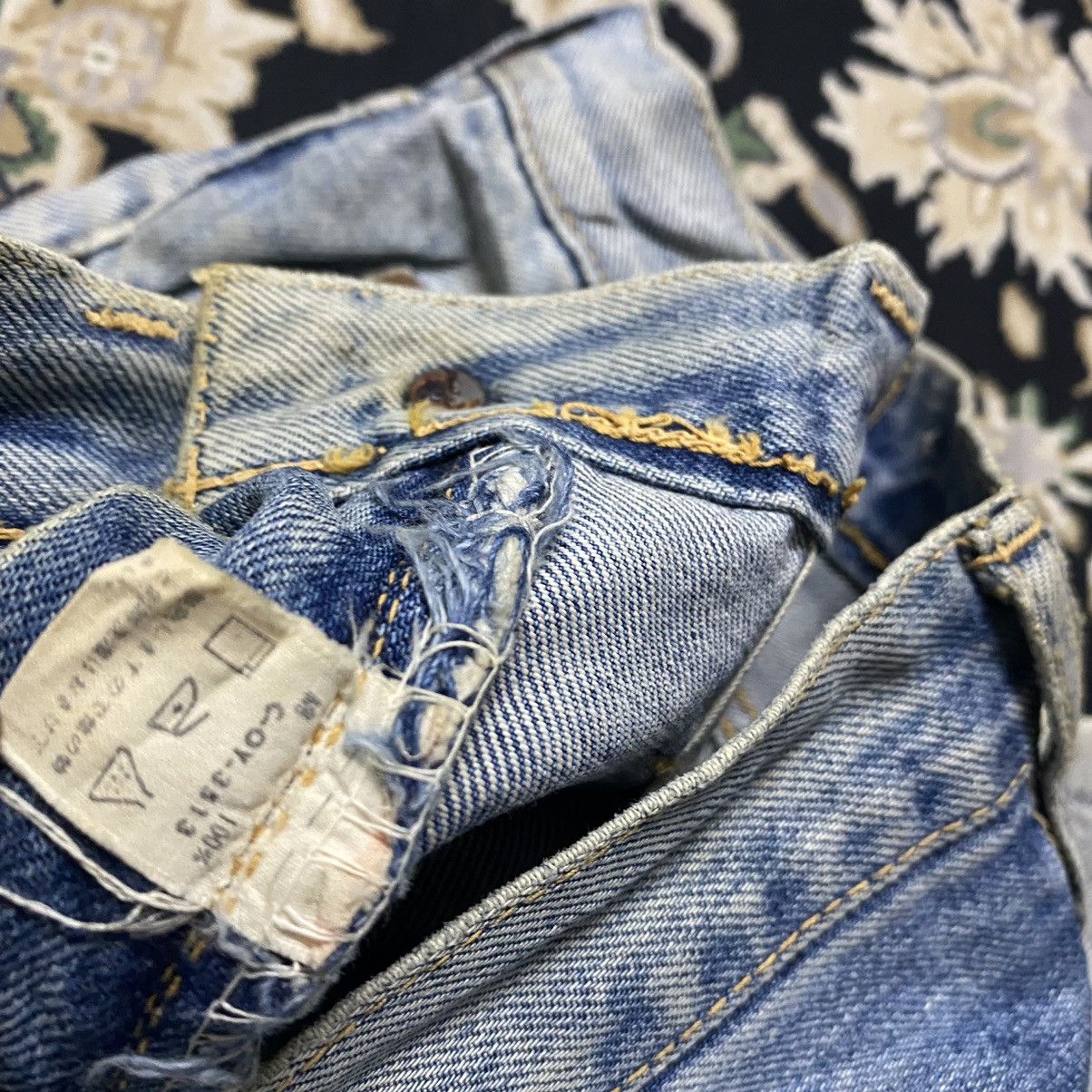 Big John Vintage 80s Big John Distressed Rusty Bell Bottom Jeans Size US 30 / EU 46 - 19 Thumbnail