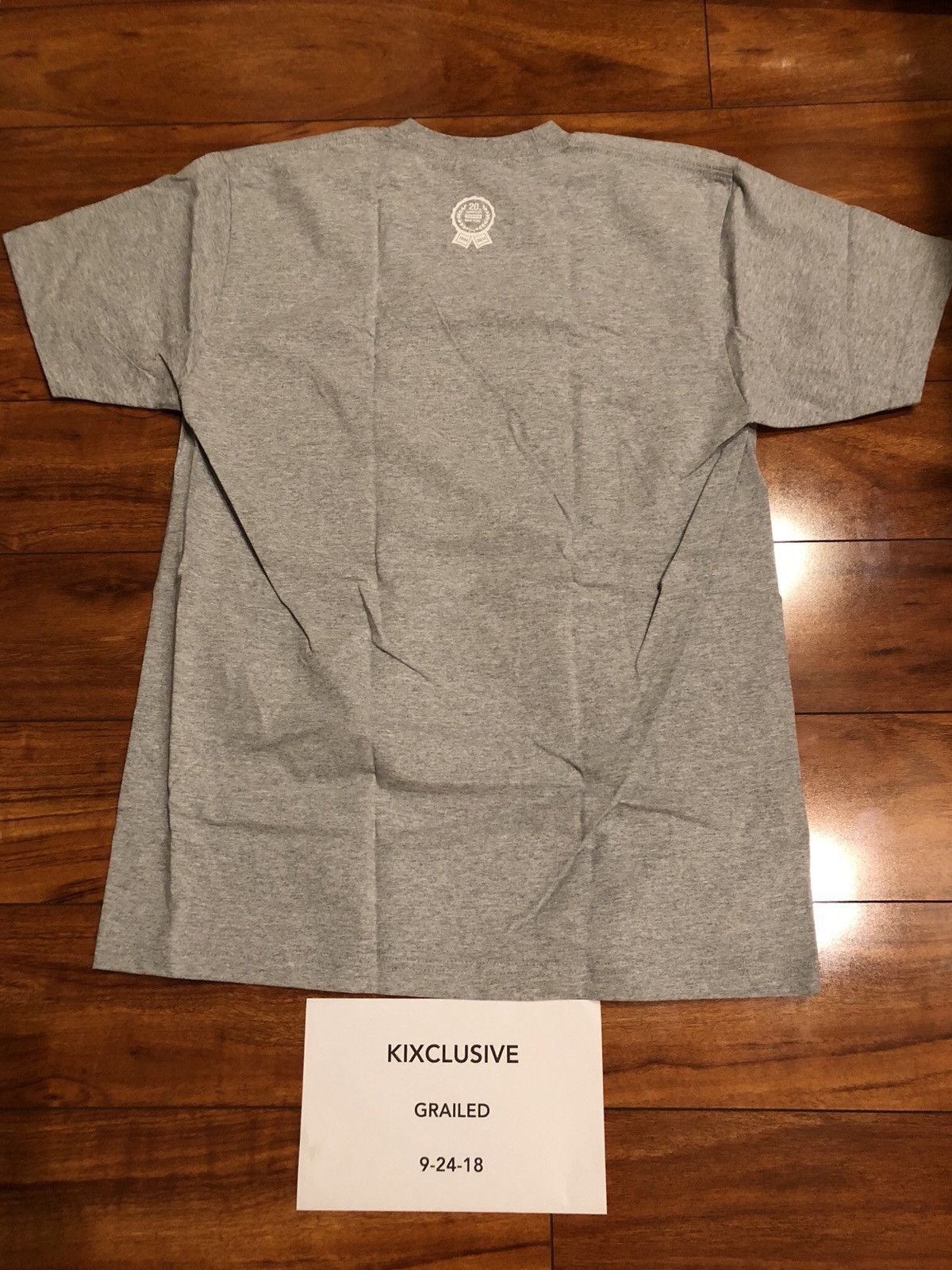 Supreme 20th Anniversary Tee Gray Size US L / EU 52-54 / 3 - 3 Thumbnail