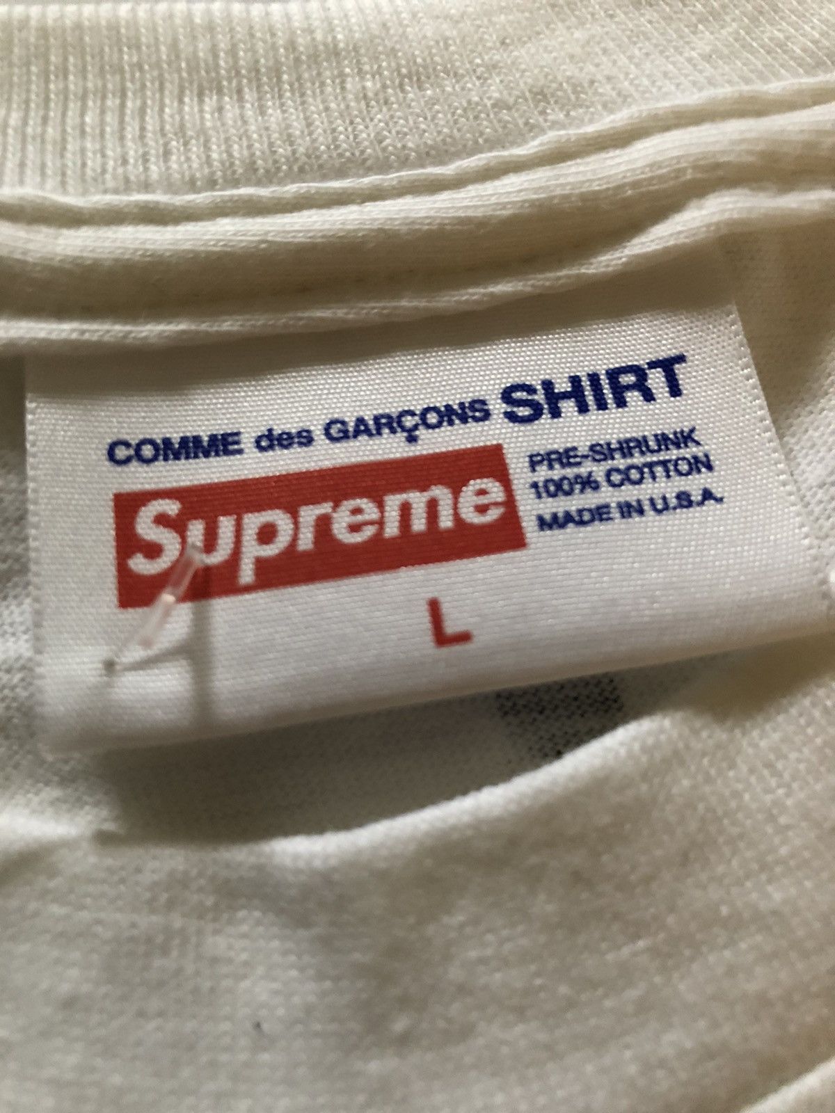 Supreme CDG Polka Dot Box Logo Tee L NEW 2012 Size US L / EU 52-54 / 3 - 5 Thumbnail