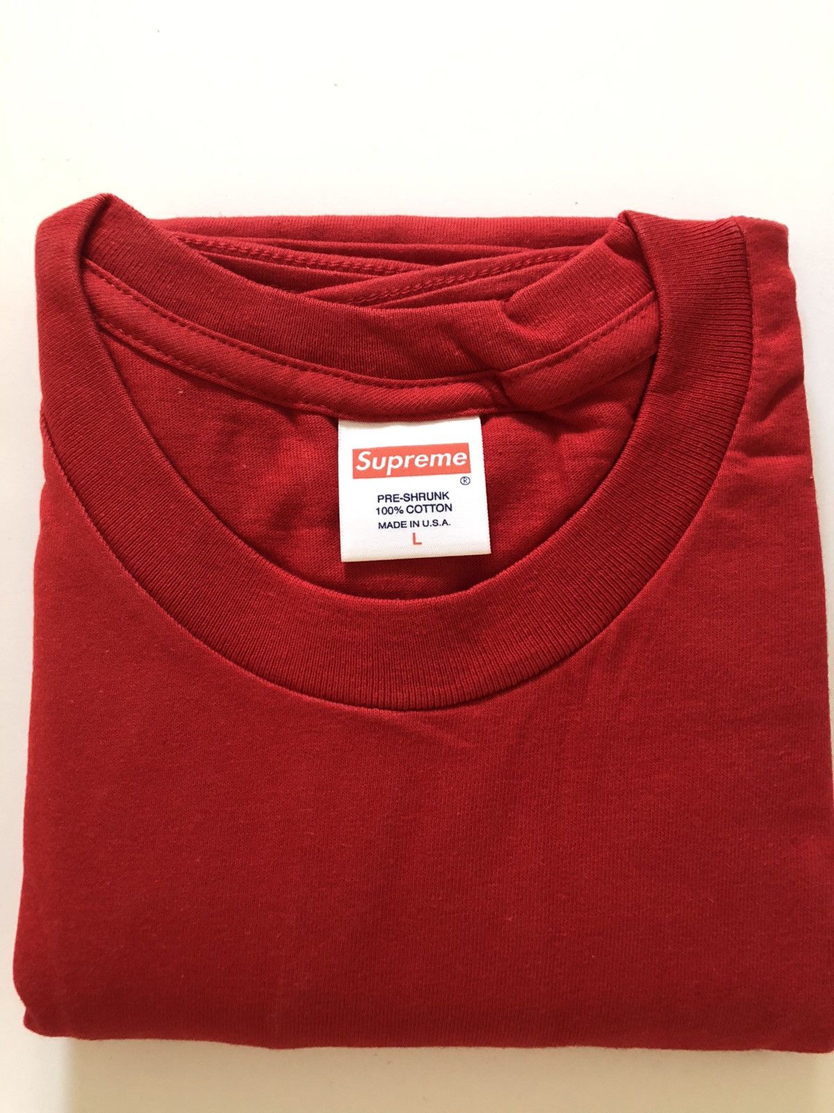 Supreme Supreme 20th Anniversary Tee Box Logo Tee Red L New Size US L / EU 52-54 / 3 - 7 Thumbnail