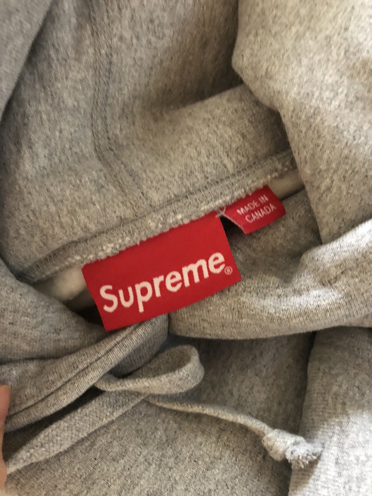 Supreme Box Logo Bogo FW16 Gray Hoodie Size US XL / EU 56 / 4 - 6 Thumbnail