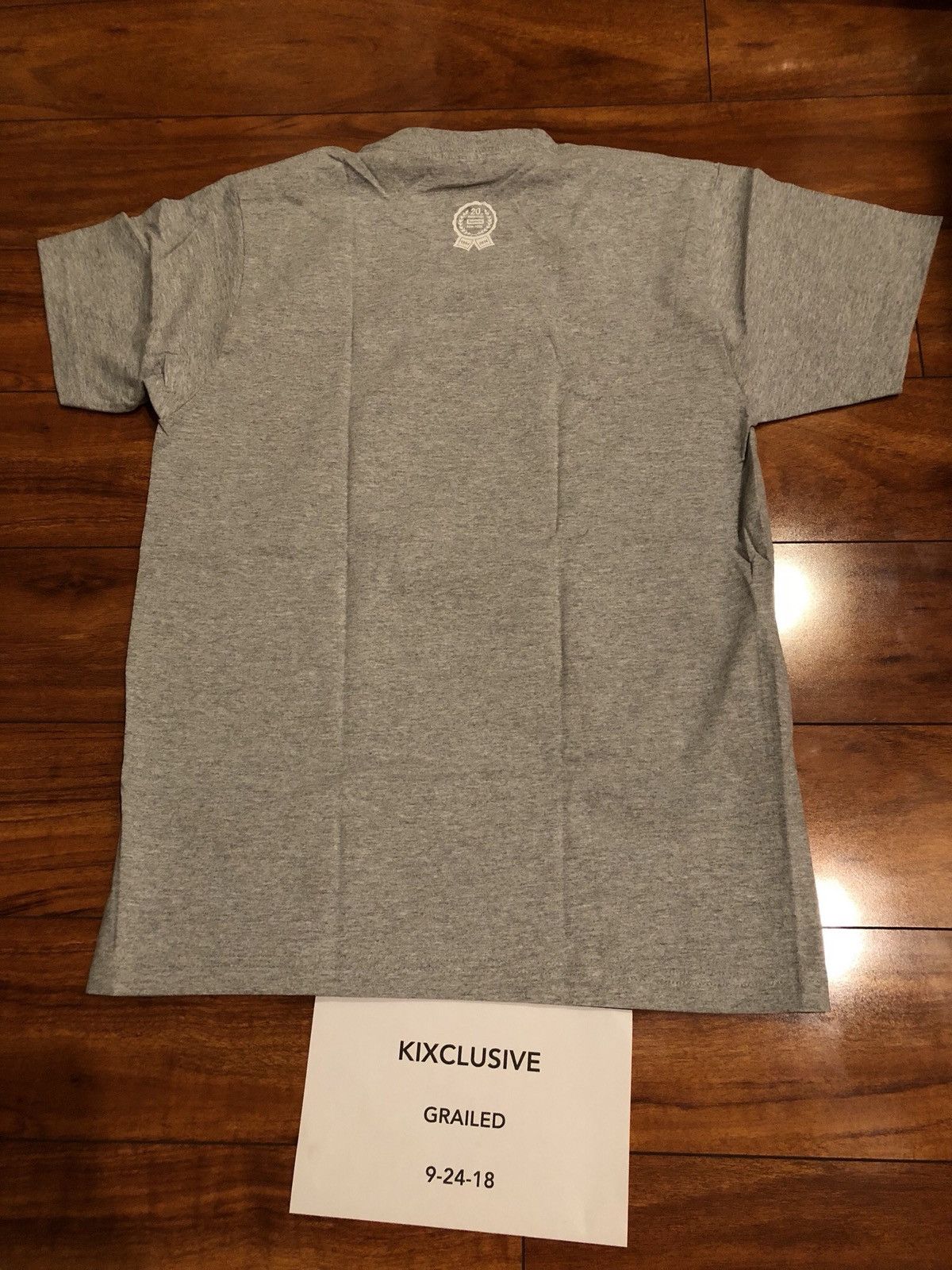 Supreme 20th Anniversary Tee Gray Size US M / EU 48-50 / 2 - 3 Thumbnail
