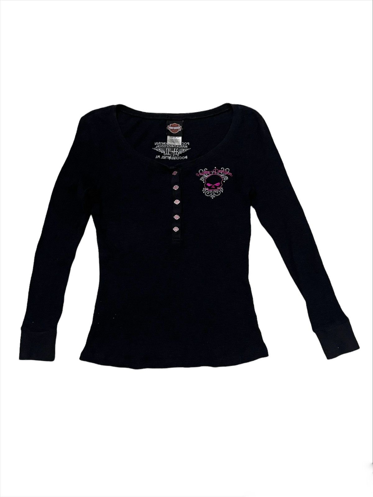Harley Davidson Combo Sale Harley Davidson Black Tshirt For Women Size S / US 4 / IT 40 - 3 Thumbnail