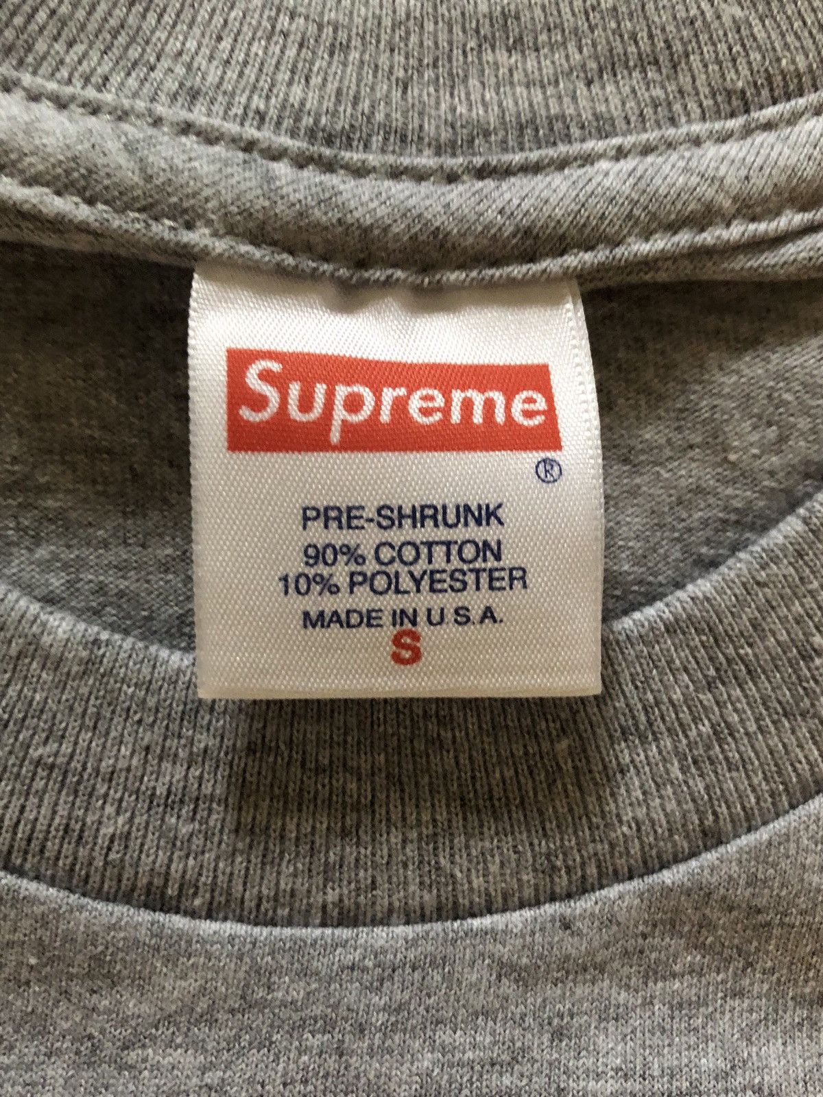 Supreme 20th Anniversary Tee Gray S NEW Size US S / EU 44-46 / 1 - 3 Thumbnail