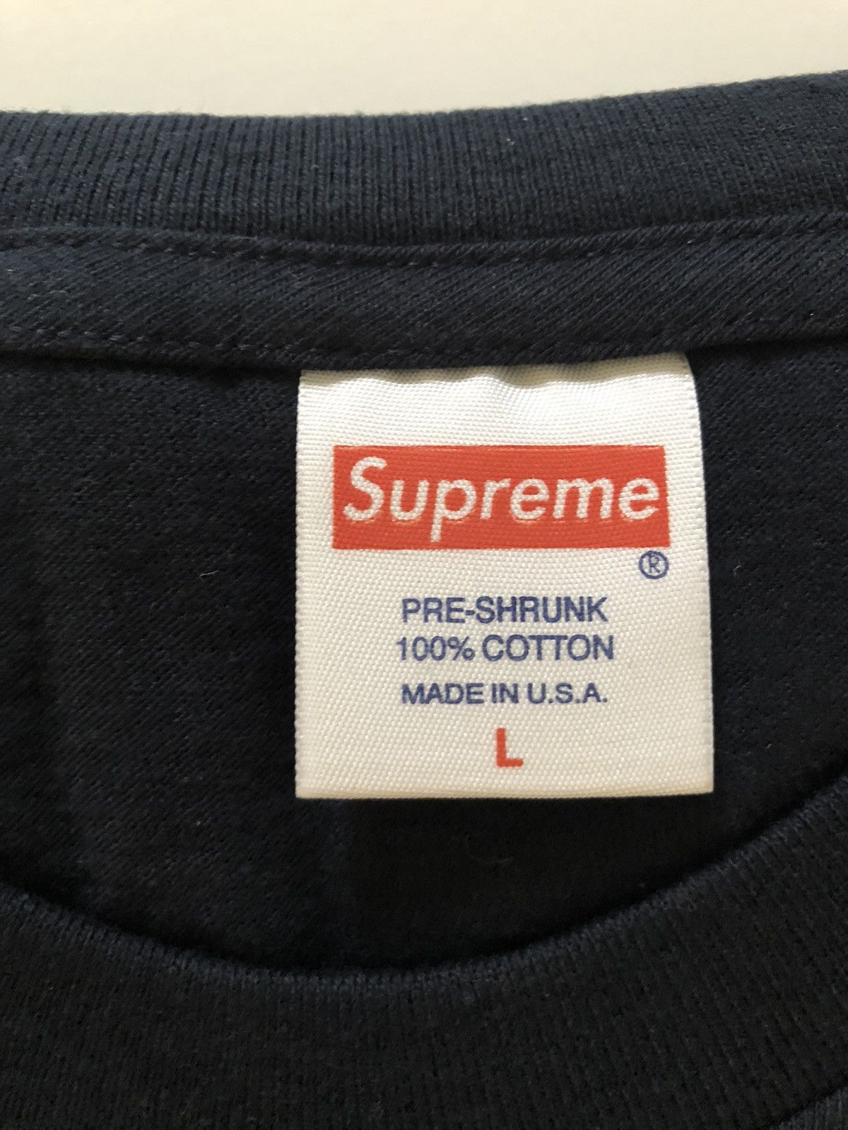 Supreme Supreme 20th Anniversary Box Logo Tee Navy L NEW Size US L / EU 52-54 / 3 - 4 Thumbnail