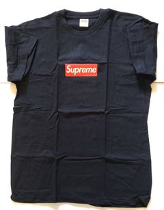 2014 Supreme 20th Anniversary Grey Box Logo Tee