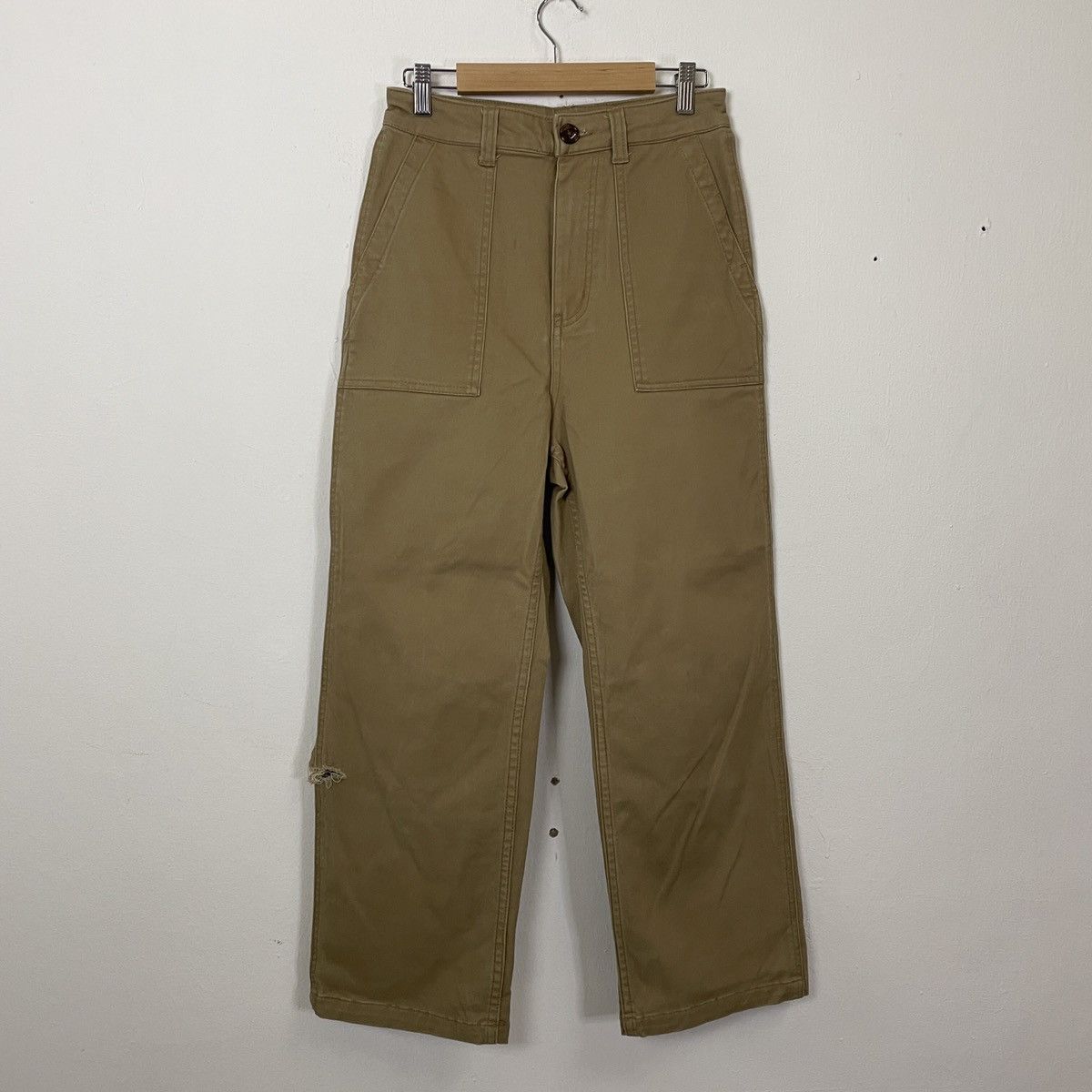Japanese Brand Vintage ikka Double Knee Pants Size US 27 - 1 Thumbnail