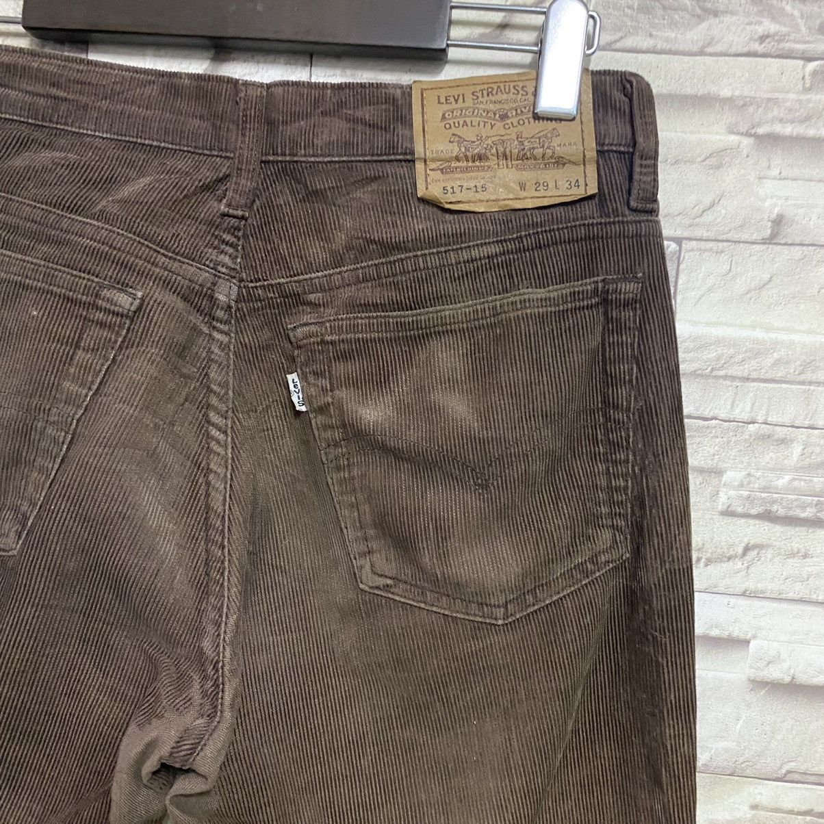 Levi's Vintage 90s Levis 517 Corduroy Flare Pants Hedi Slimane Size US 29 - 12 Thumbnail