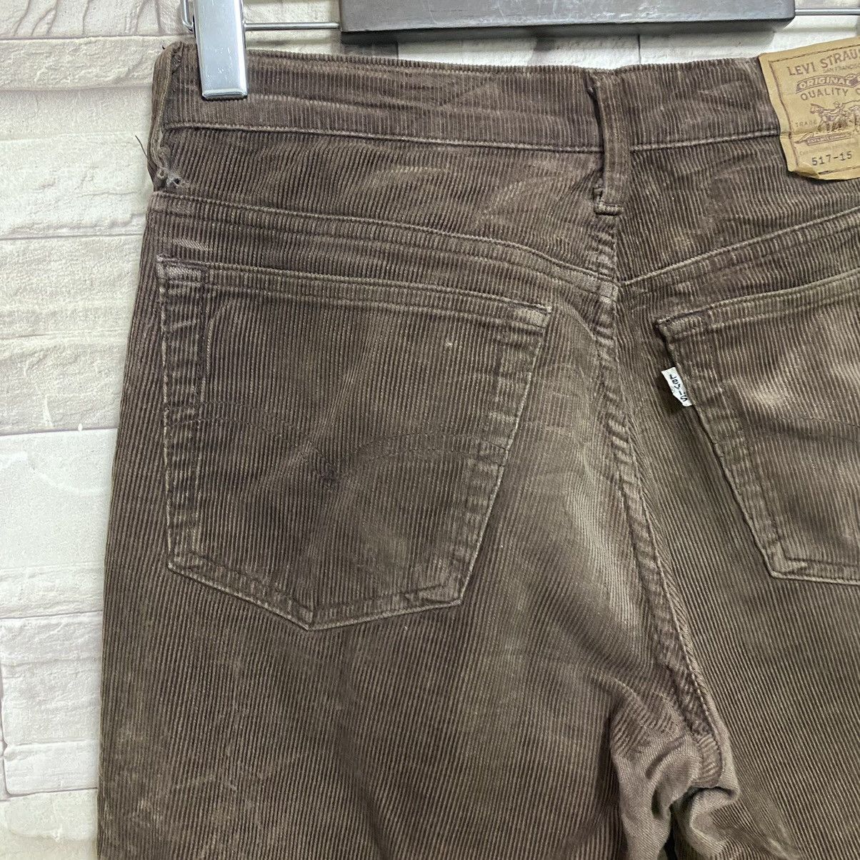 Levi's Vintage 90s Levis 517 Corduroy Flare Pants Hedi Slimane Size US 29 - 13 Thumbnail