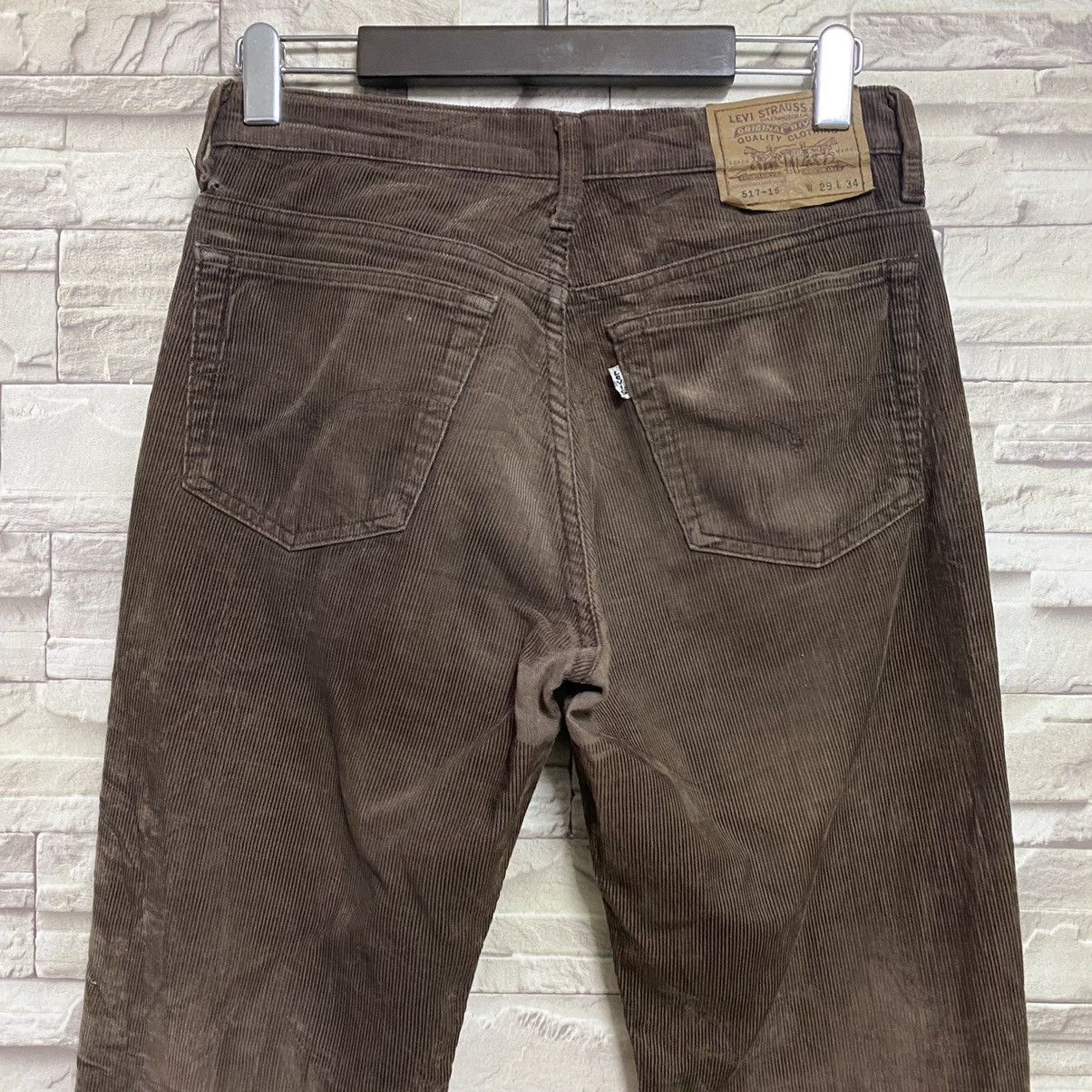 Levi's Vintage 90s Levis 517 Corduroy Flare Pants Hedi Slimane Size US 29 - 11 Thumbnail