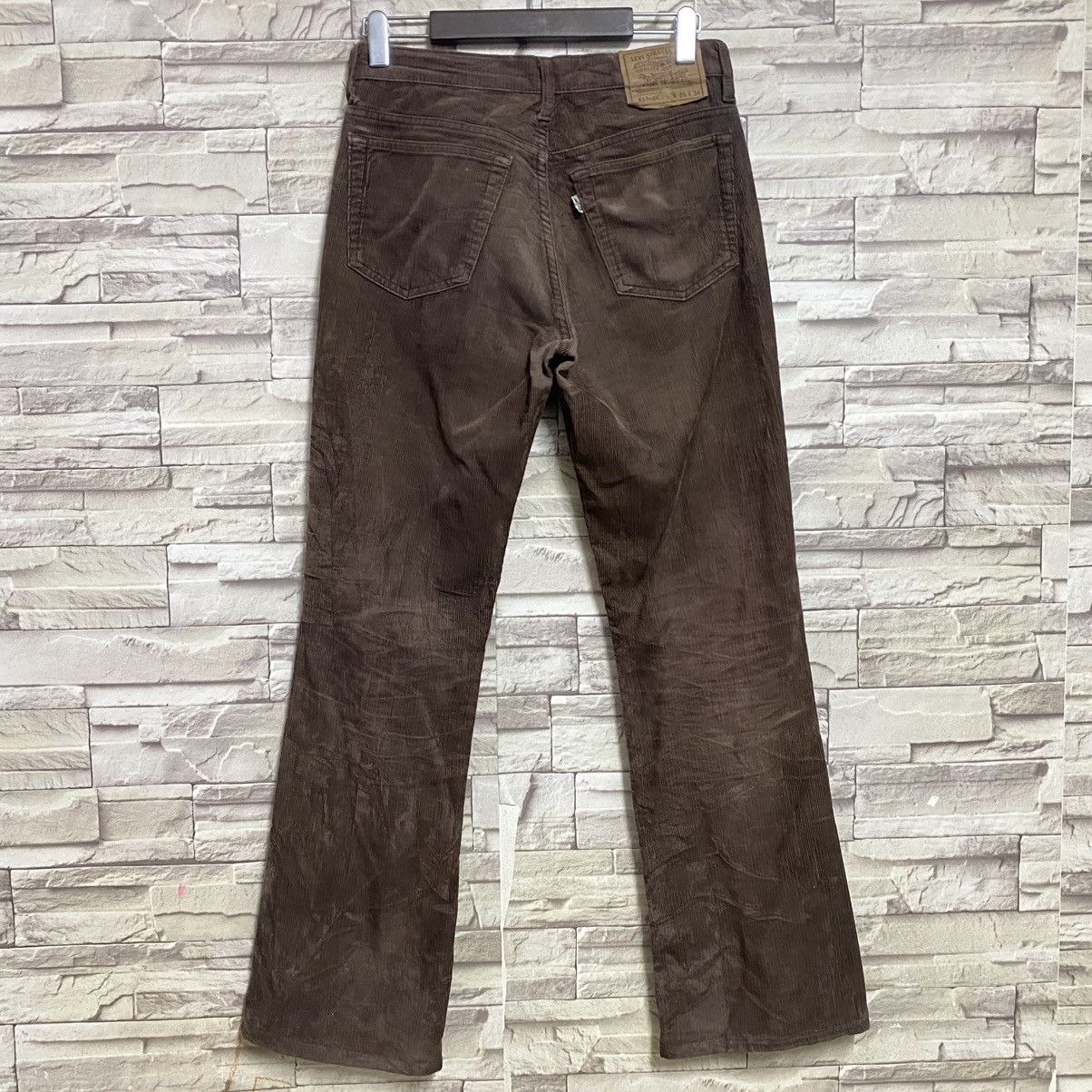 Levi's Vintage 90s Levis 517 Corduroy Flare Pants Hedi Slimane Size US 29 - 10 Thumbnail
