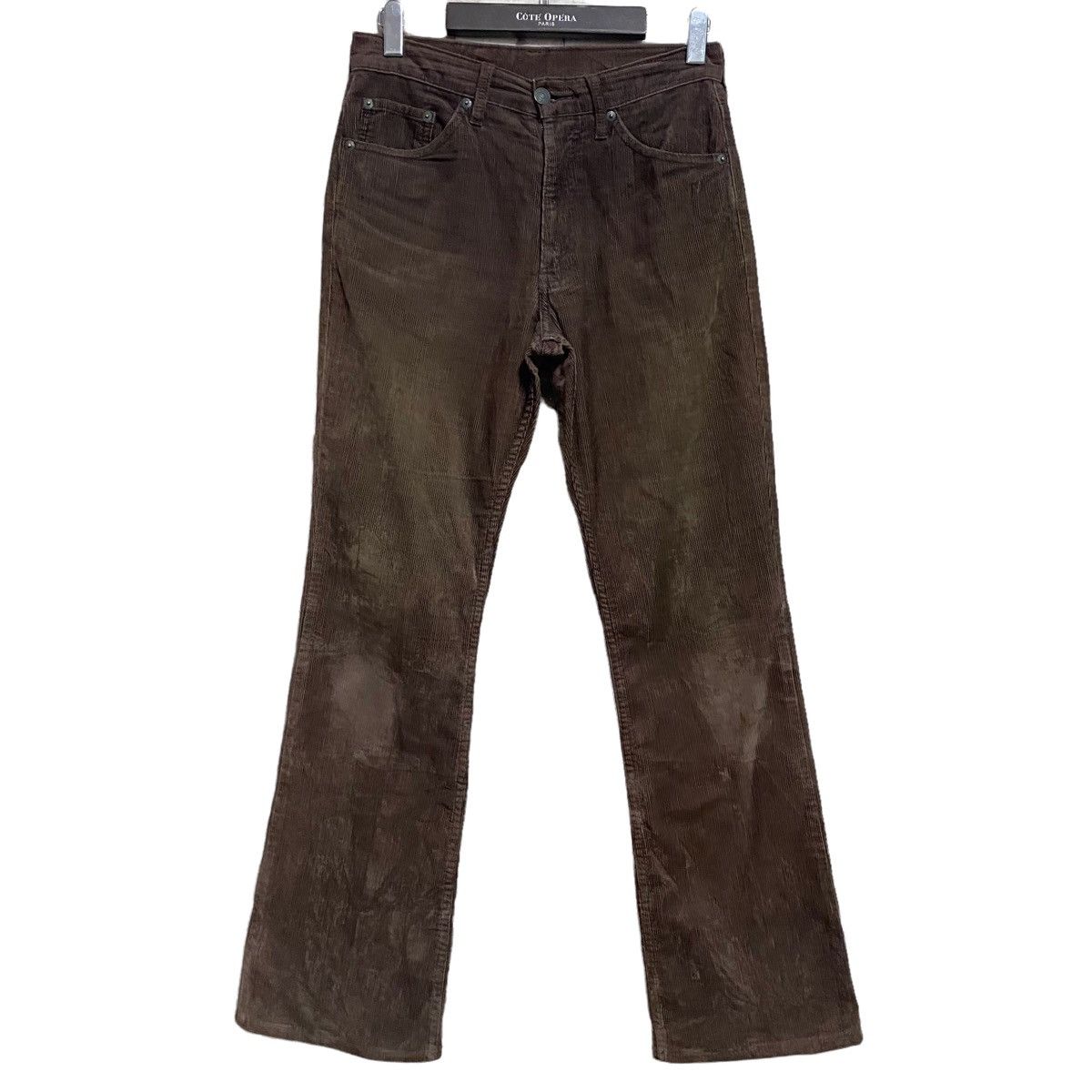 Levi's Vintage 90s Levis 517 Corduroy Flare Pants Hedi Slimane Size US 29 - 2 Thumbnail