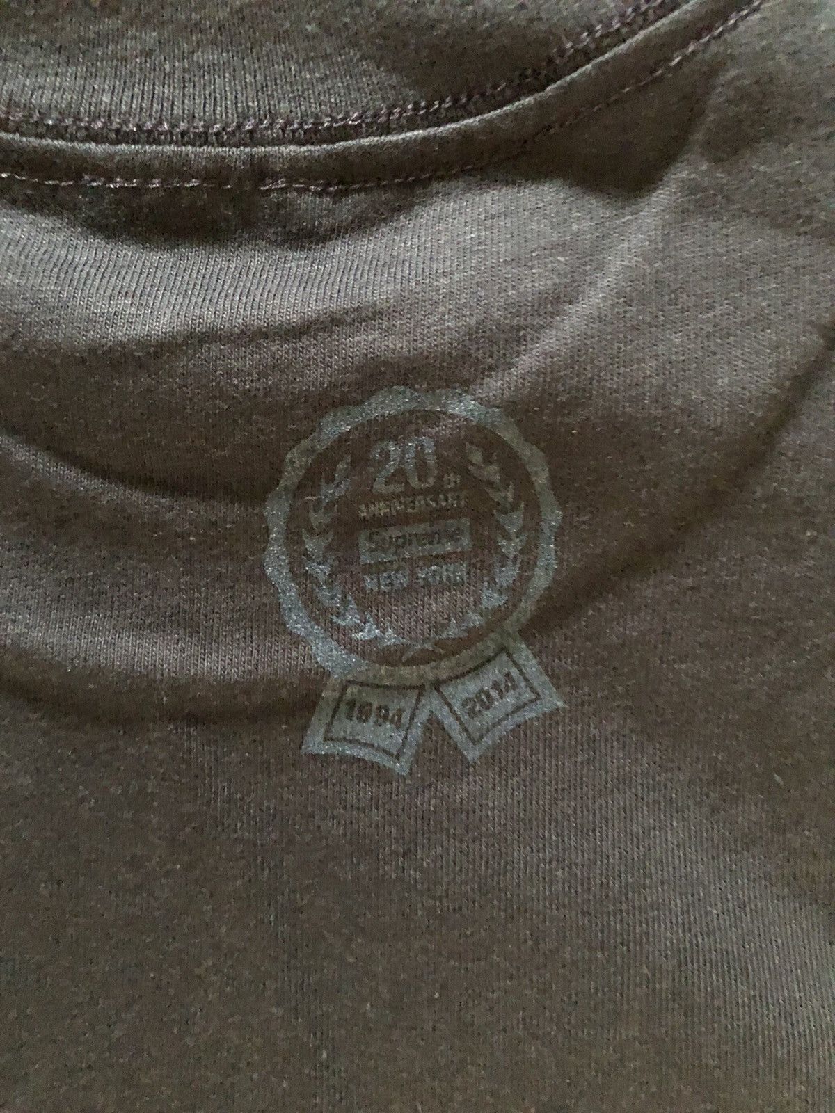 Supreme 20th anniversary Tee Navy M NEW Size US M / EU 48-50 / 2 - 4 Thumbnail