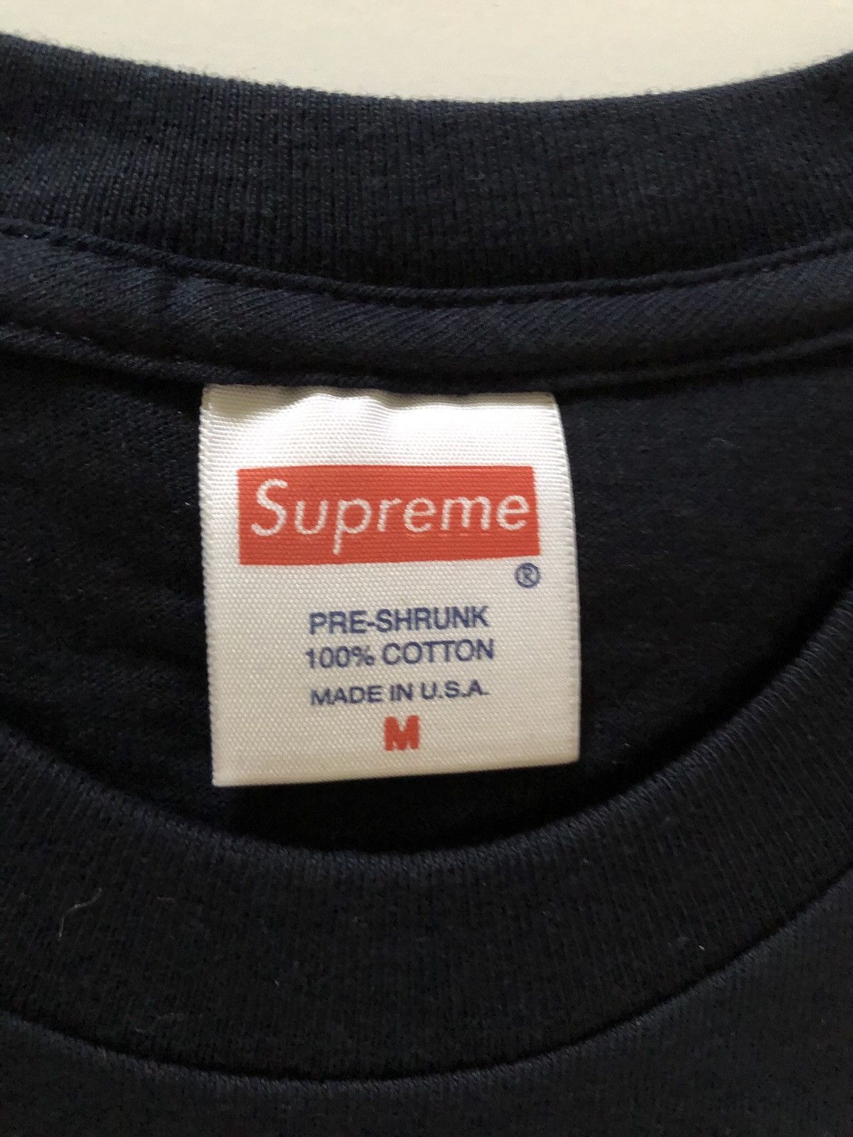 Supreme 20th anniversary Tee Navy M NEW Size US M / EU 48-50 / 2 - 2 Thumbnail