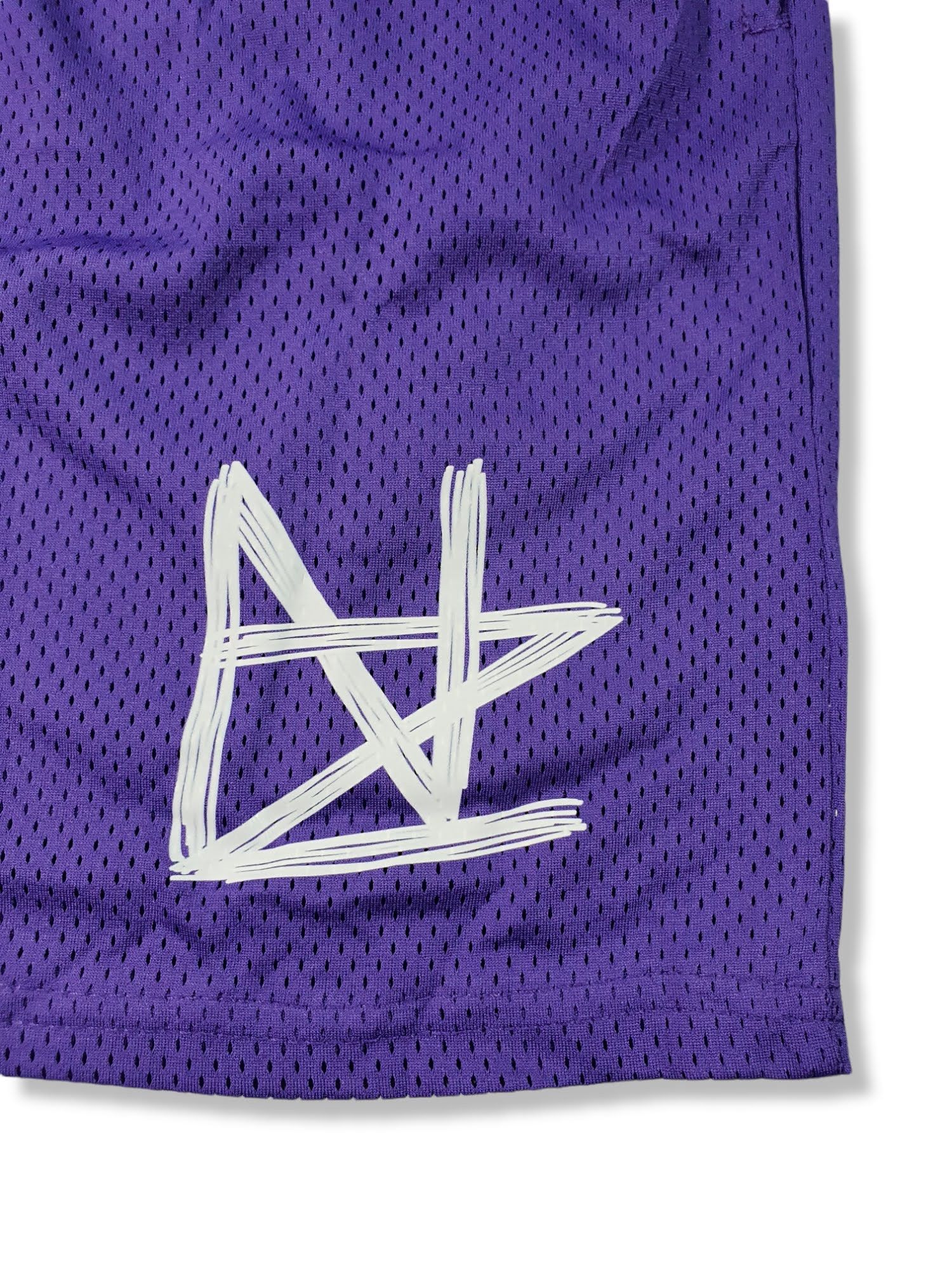 Other Nalan Purple Polyester Mesh Shorts Size US 30 / EU 46 - 3 Thumbnail