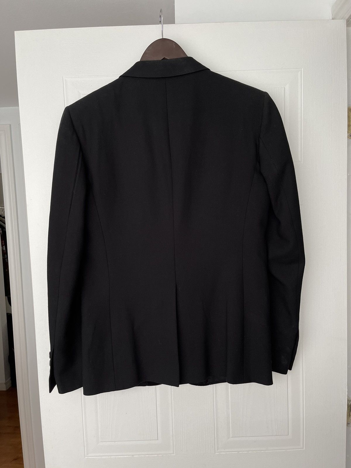 Balmain Balmain Black Silk and Cotton Blazer Size 38R - 2 Thumbnail