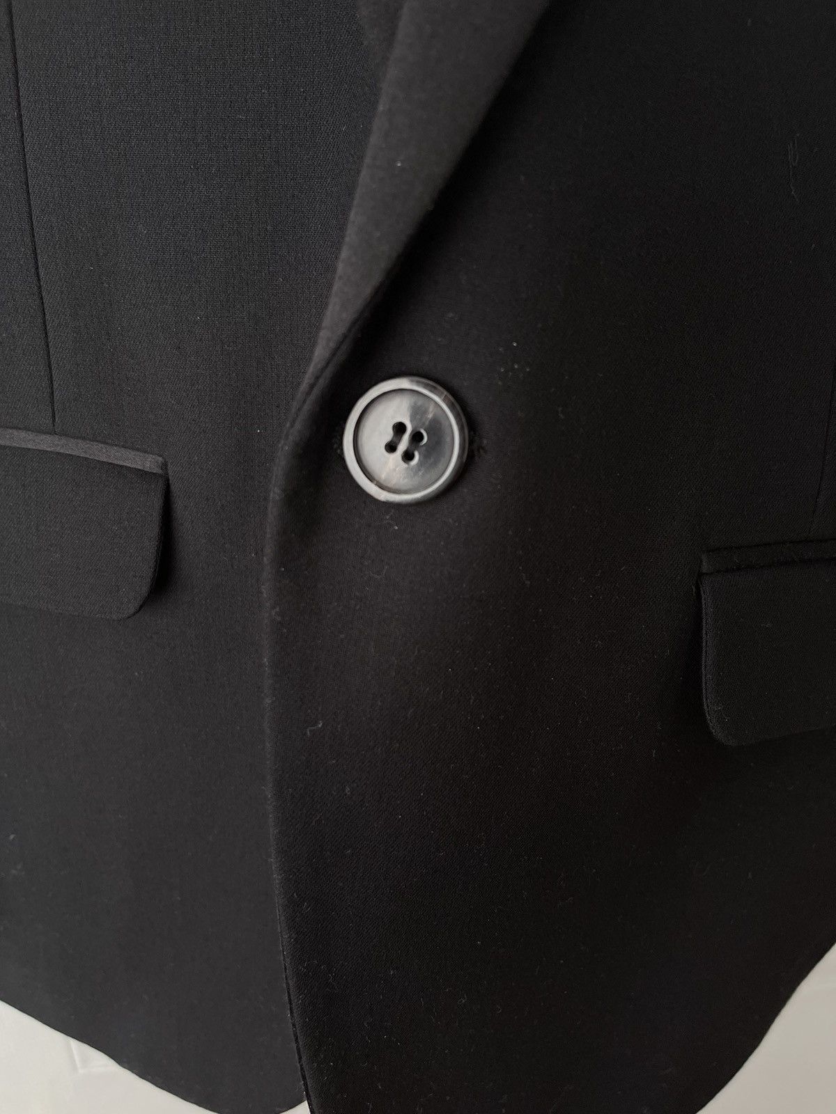 Balmain Balmain Black Silk and Cotton Blazer Size 38R - 5 Thumbnail
