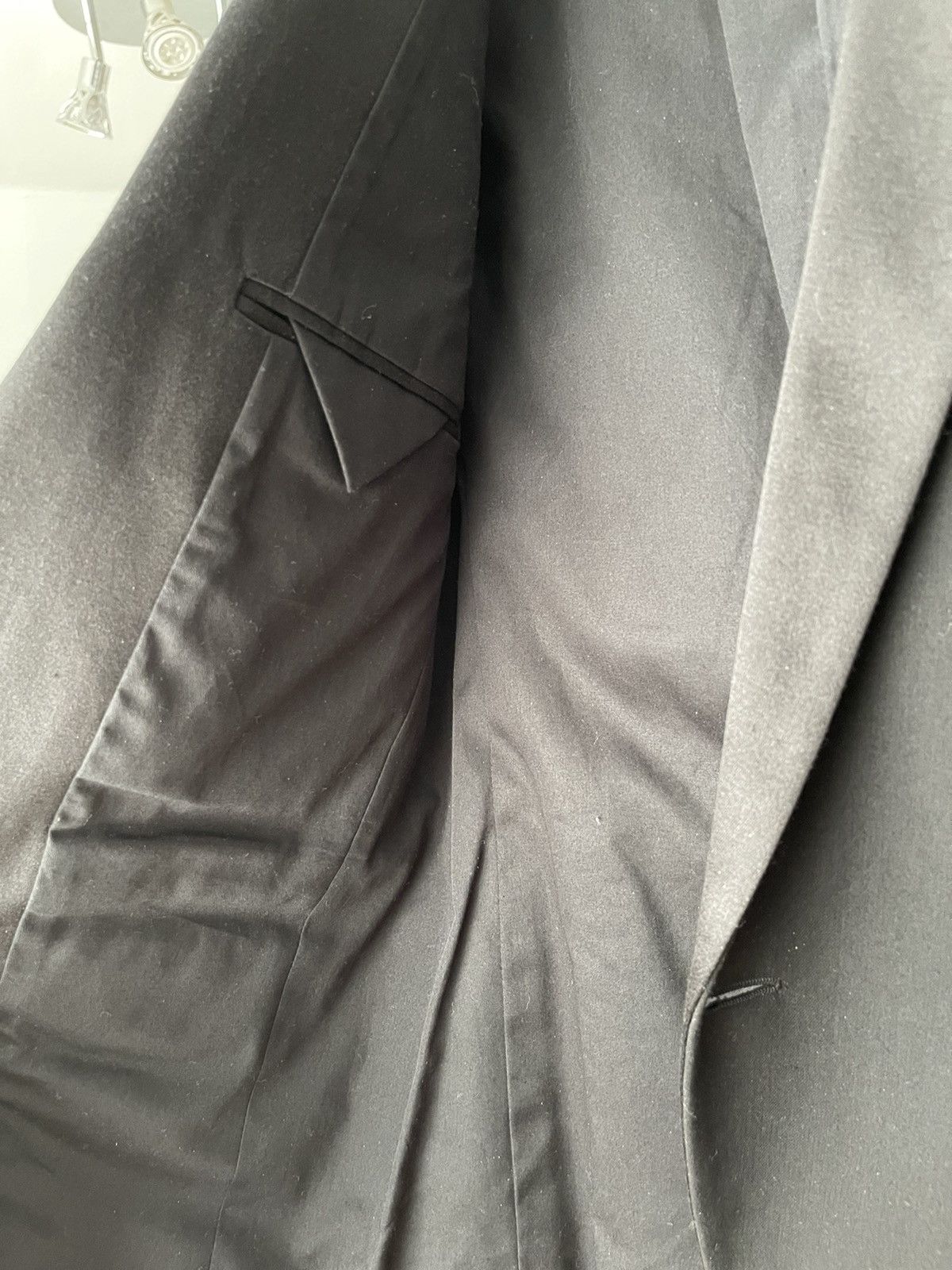 Balmain Balmain Black Silk and Cotton Blazer Size 38R - 8 Thumbnail