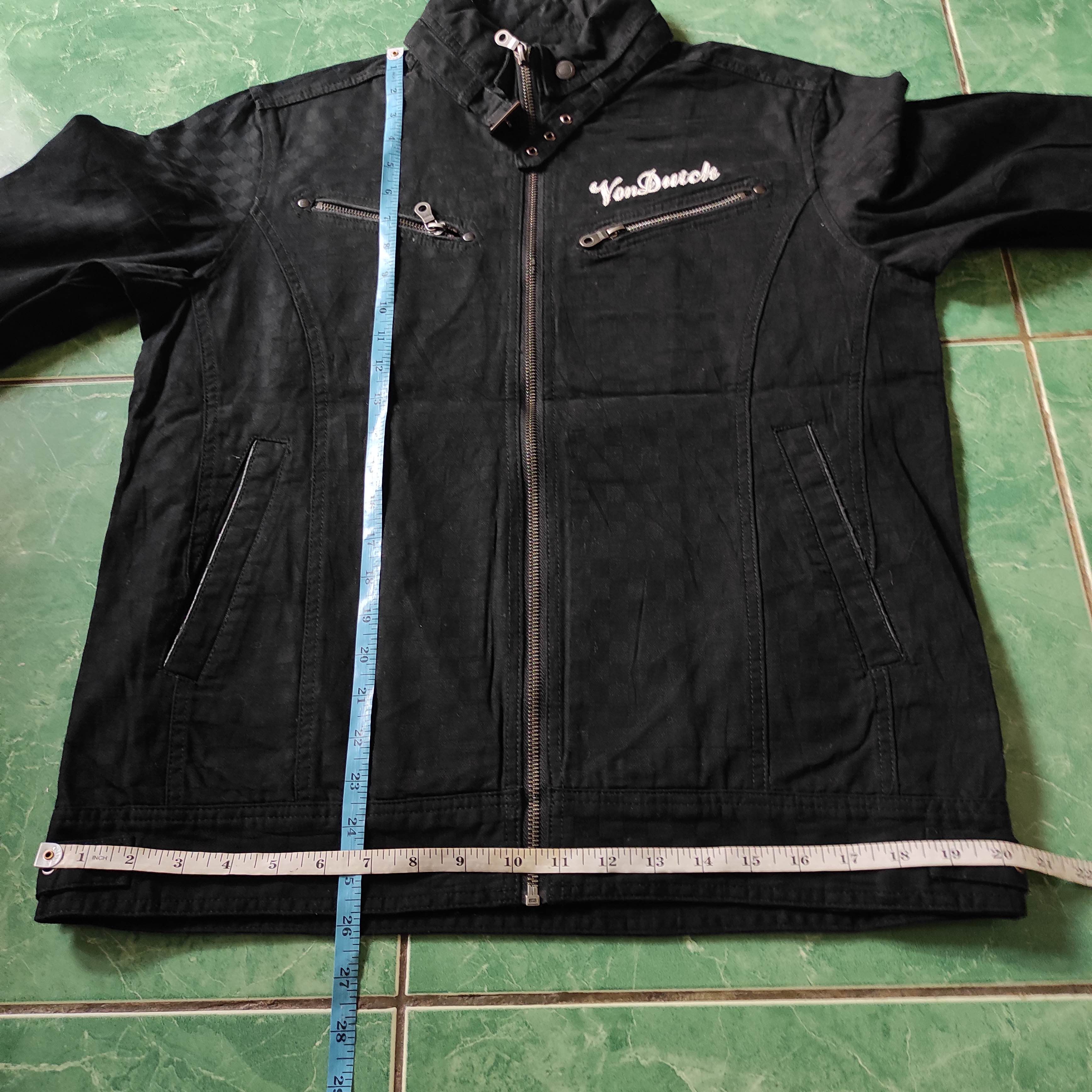Von Dutch Vintage Von Ducth Embroidery Checkered Denim Jacket Size US L / EU 52-54 / 3 - 17 Thumbnail