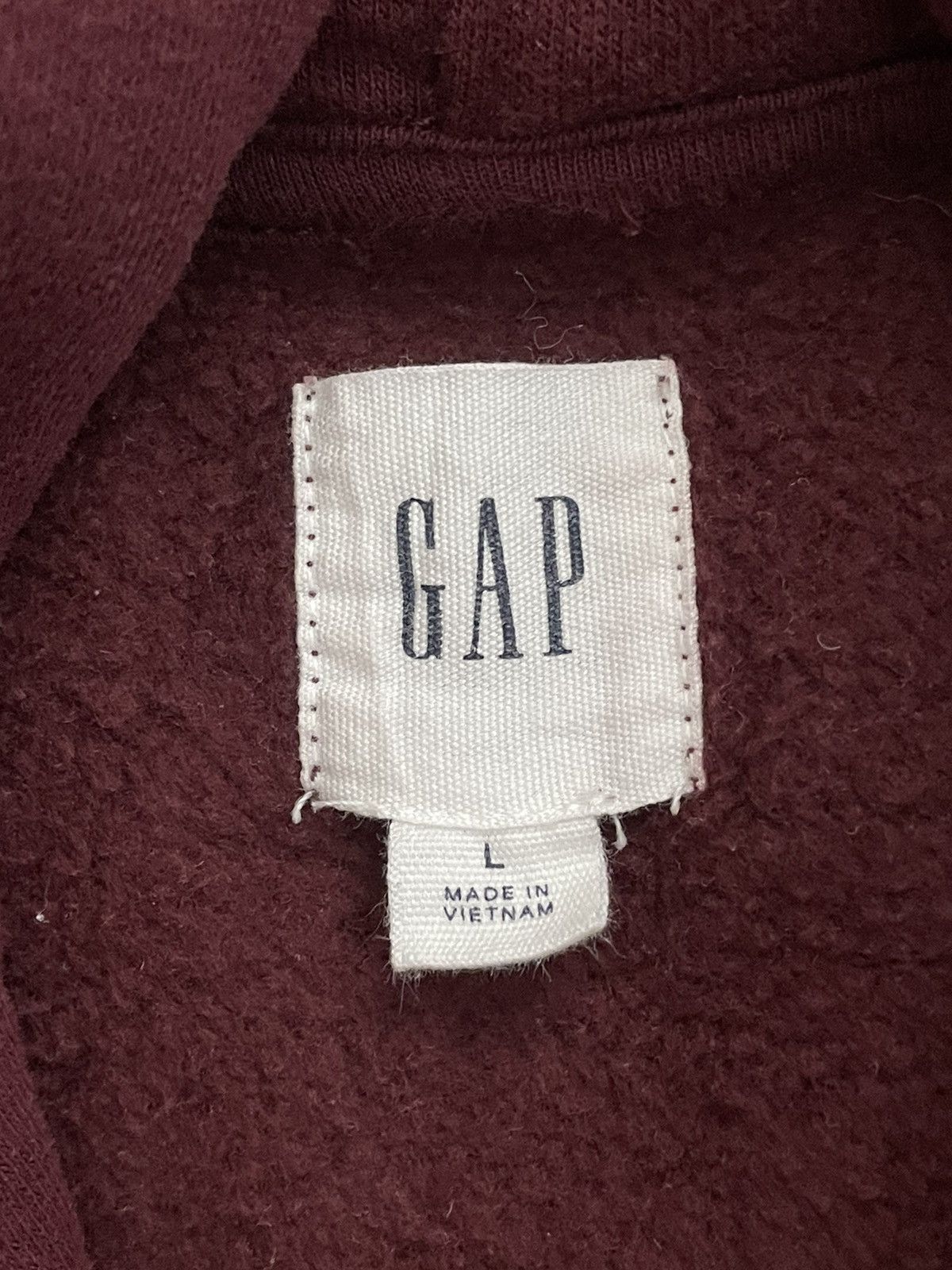 Gap Burgundy Pullover Hoodie Size US L / EU 52-54 / 3 - 3 Thumbnail