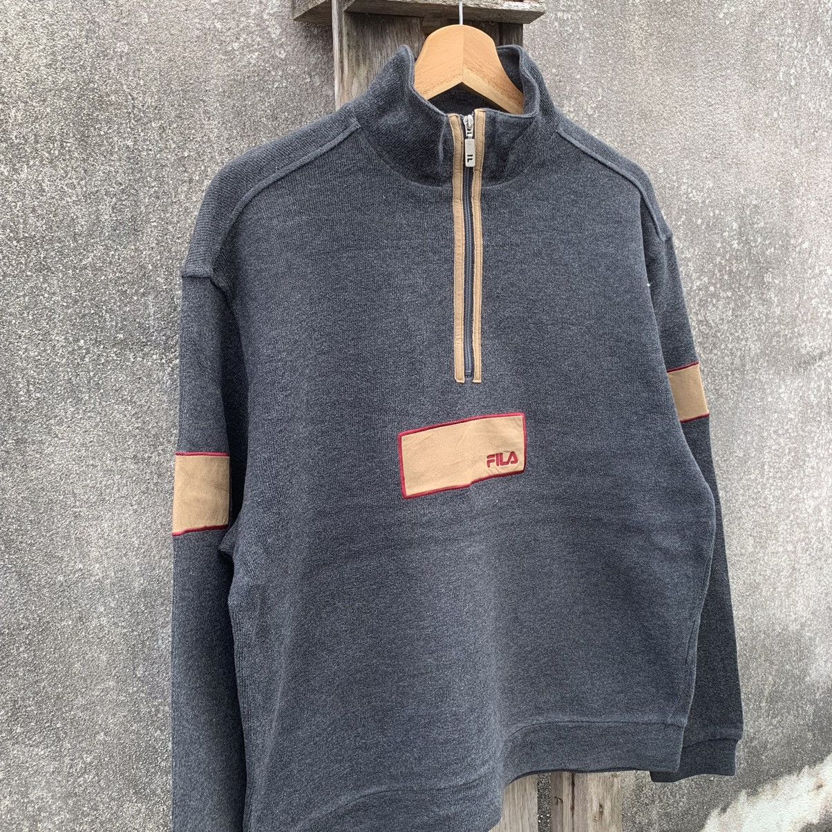 Fila × Vintage Y2K Fila Quarter Zip Pullover Sweater Jacket Size US M / EU 48-50 / 2 - 2 Thumbnail