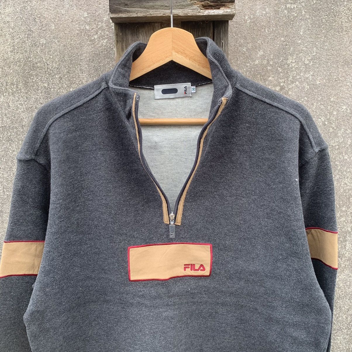 Fila × Vintage Y2K Fila Quarter Zip Pullover Sweater Jacket Size US M / EU 48-50 / 2 - 4 Thumbnail