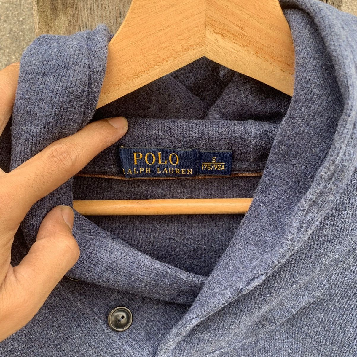 Polo Ralph Lauren × Ralph Lauren × Vintage Polo Ralph Lauren Small Logo Sweater Shawl Collar Pullover Size US M / EU 48-50 / 2 - 4 Thumbnail