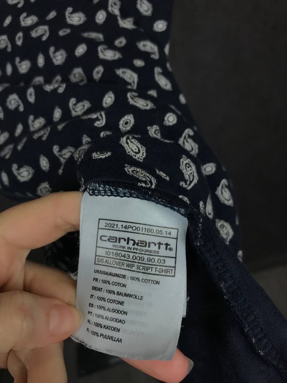 Carhartt Carhartt WIP allover script tee Size US S / EU 44-46 / 1 - 4 Thumbnail