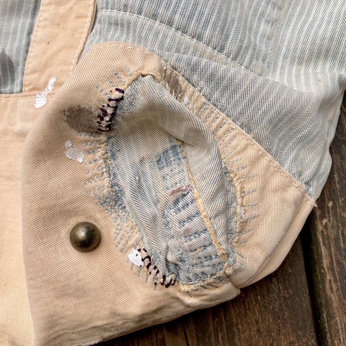Kapital Kapital Duffle Toe Bag Boro Weathering Damages Size ONE SIZE - 2 Thumbnail