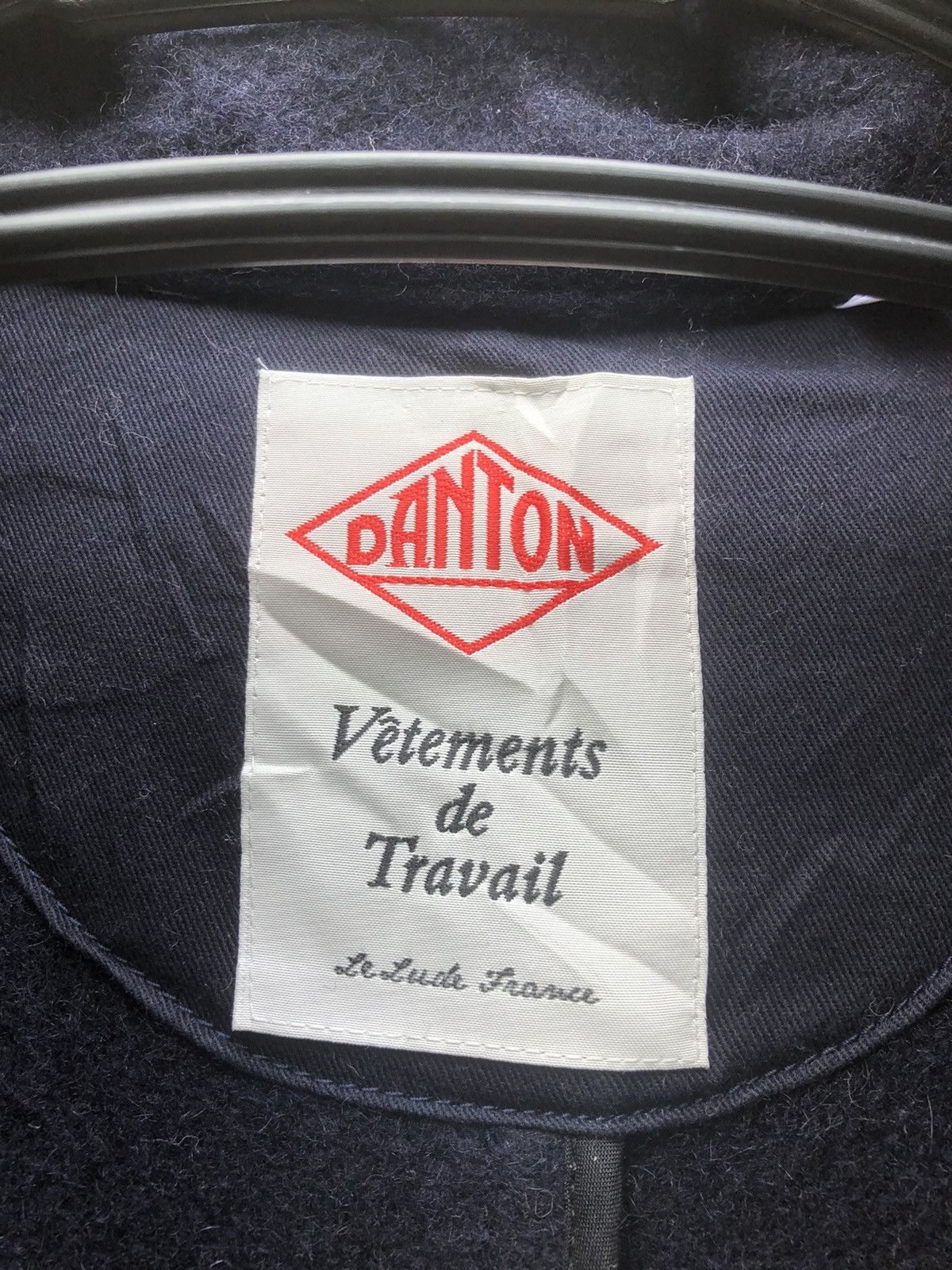 Danton WINTER SALE NOW🔥❌Duffle Coat DANTON Wool Navy Blue Hooded Size US M / EU 48-50 / 2 - 6 Thumbnail