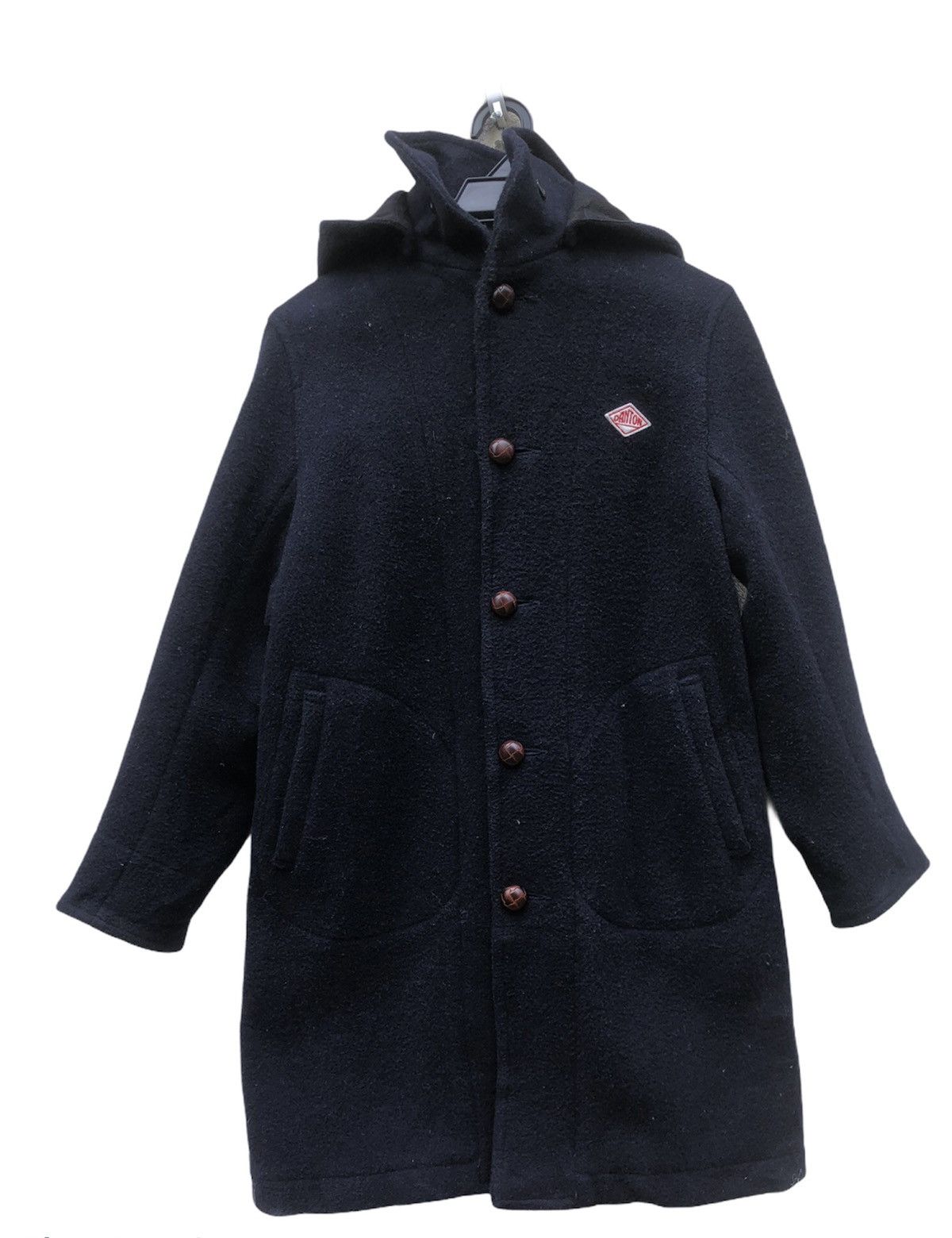 Danton WINTER SALE NOW🔥❌Duffle Coat DANTON Wool Navy Blue Hooded Size US M / EU 48-50 / 2 - 3 Thumbnail