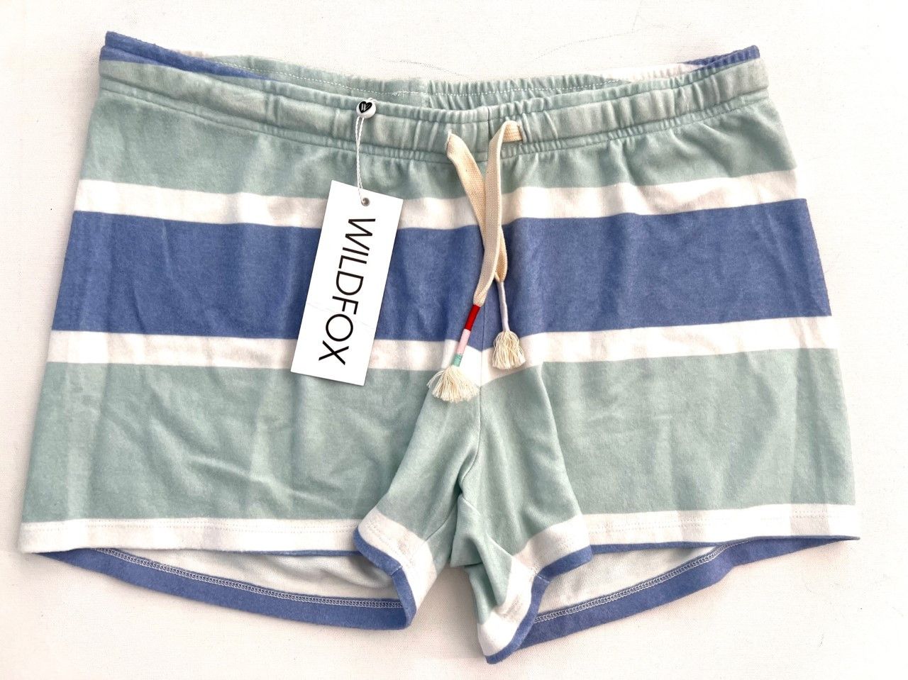 Wildfox Pool Side Carter Stripe Shorts