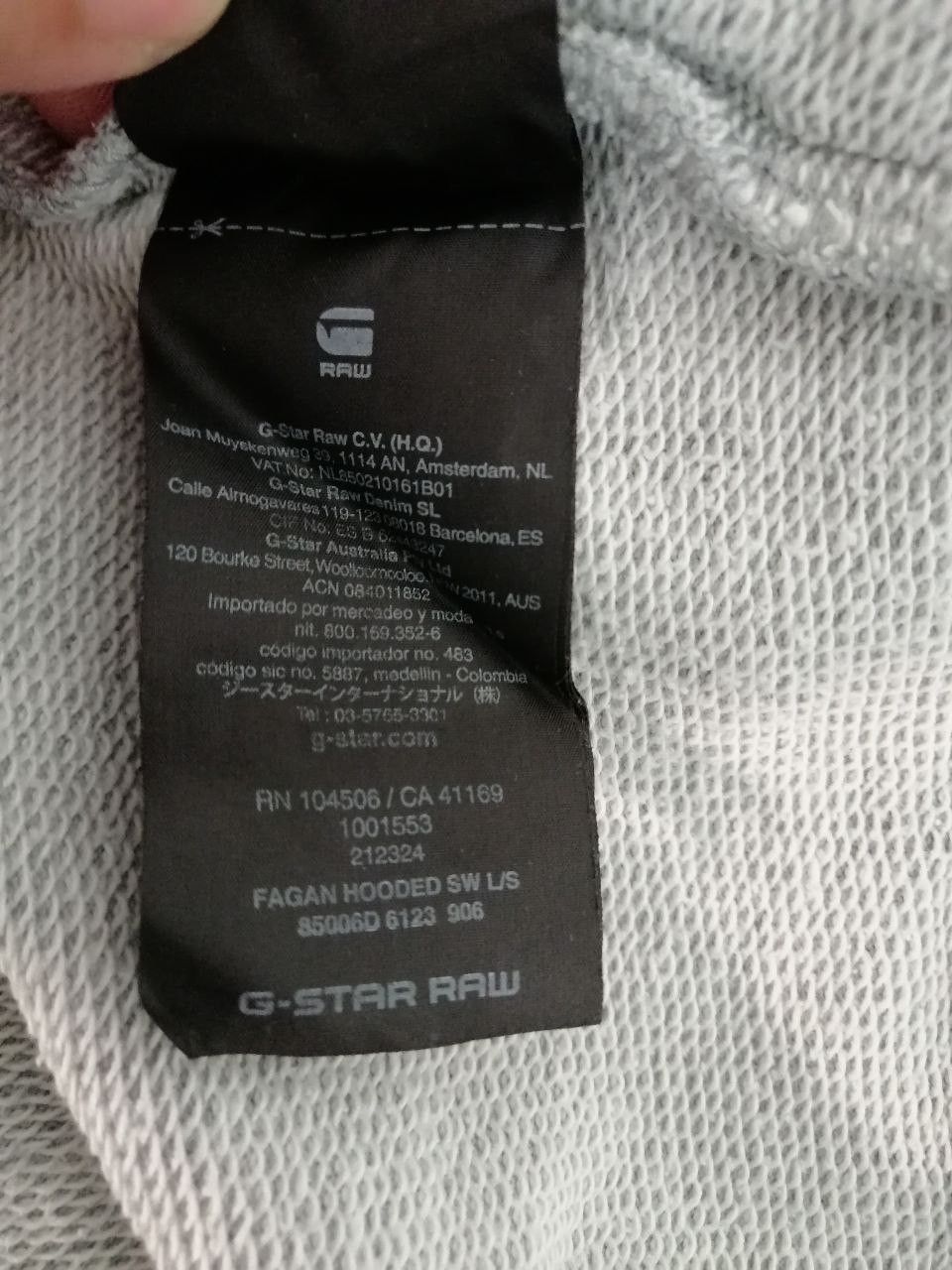 G-Star Lightweight Hoodie G Star Raw big logo Size US S / EU 44-46 / 1 - 6 Thumbnail