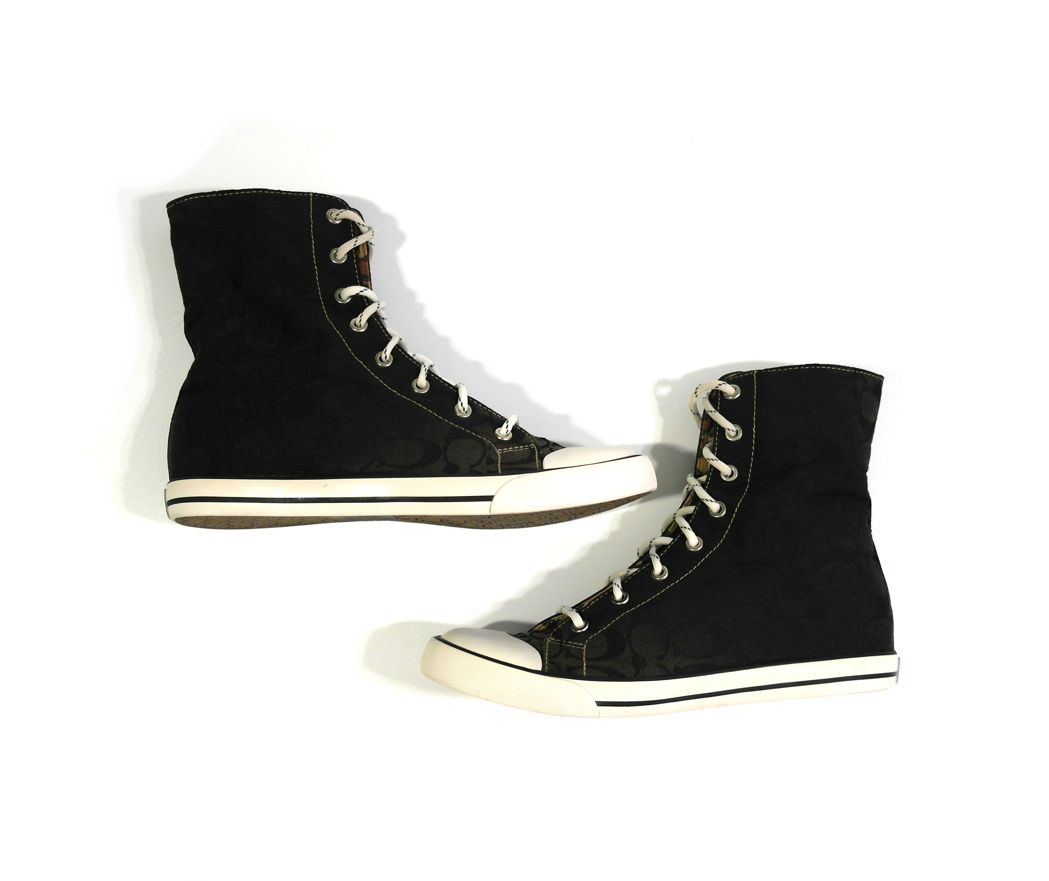 Coach Coach Canvas Sneakers Hi-Top Sz US 10 Size US 10 / EU 43 - 6 Thumbnail