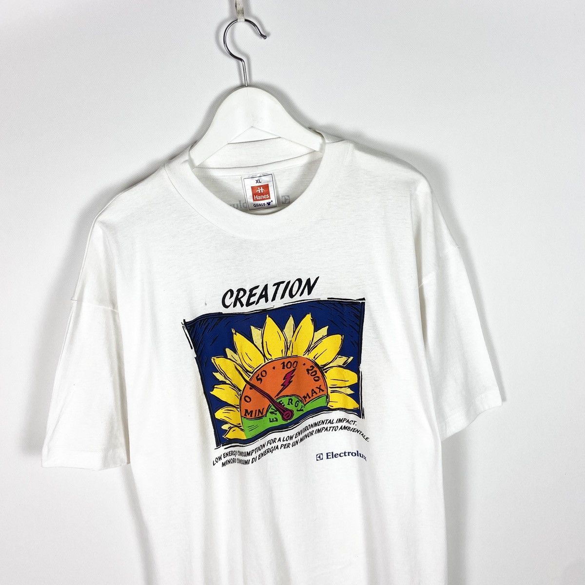 Arts & Science Vintage 90s Single Electrolux Creation Save the planet tee Size US XL / EU 56 / 4 - 2 Thumbnail