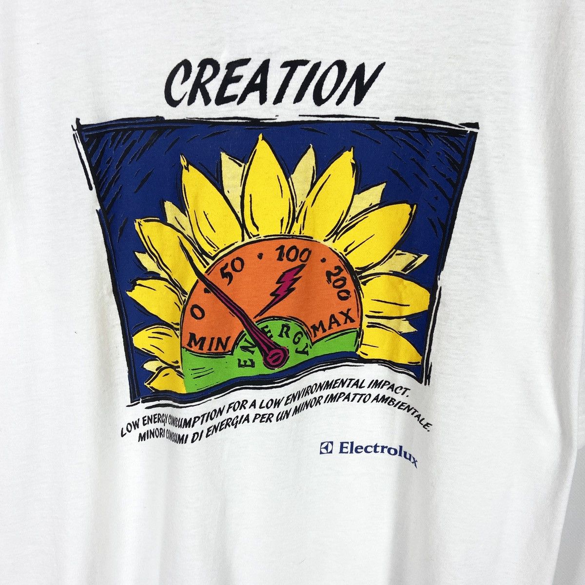 Arts & Science Vintage 90s Single Electrolux Creation Save the planet tee Size US XL / EU 56 / 4 - 3 Thumbnail